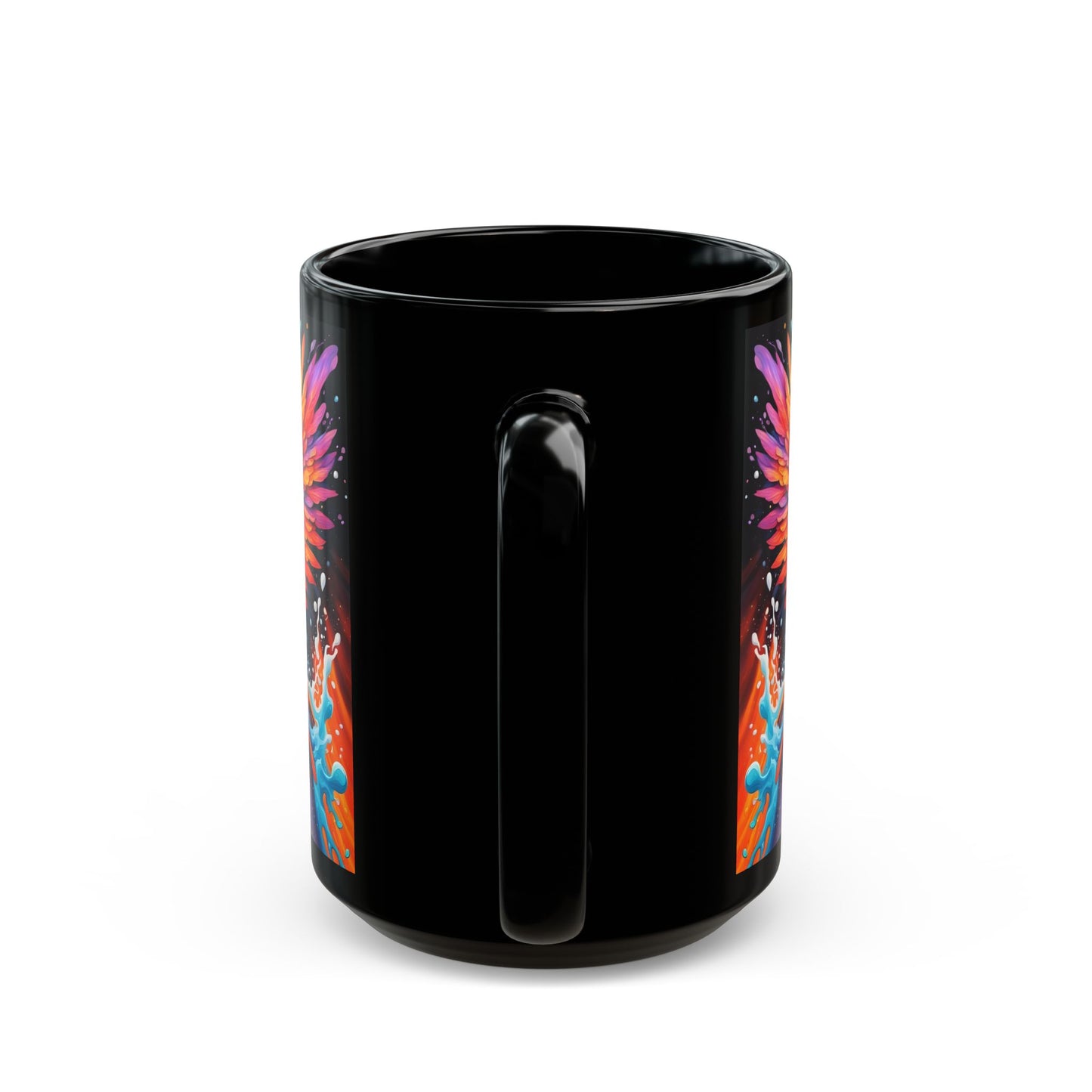 Fiery Phoenix Coffee Mug: Burn Bright, Burn Bold - Colorful Inspirational Motivational Drinkware Gift