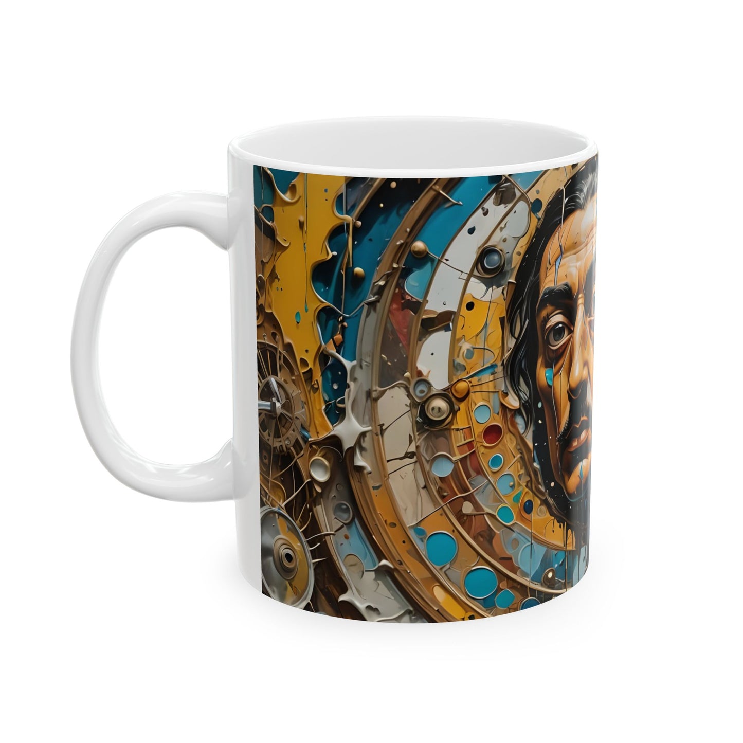 Surreal Dali-Inspired Mug - Psychedelic Coffee Cup | Gift for Artists & Thinkers | Creative Decor for Bold Minds