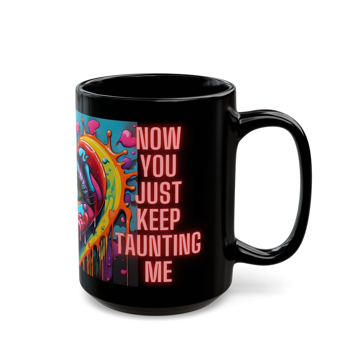 Psychedelic Heartbreak Mug: Eye Art Coffee Cup