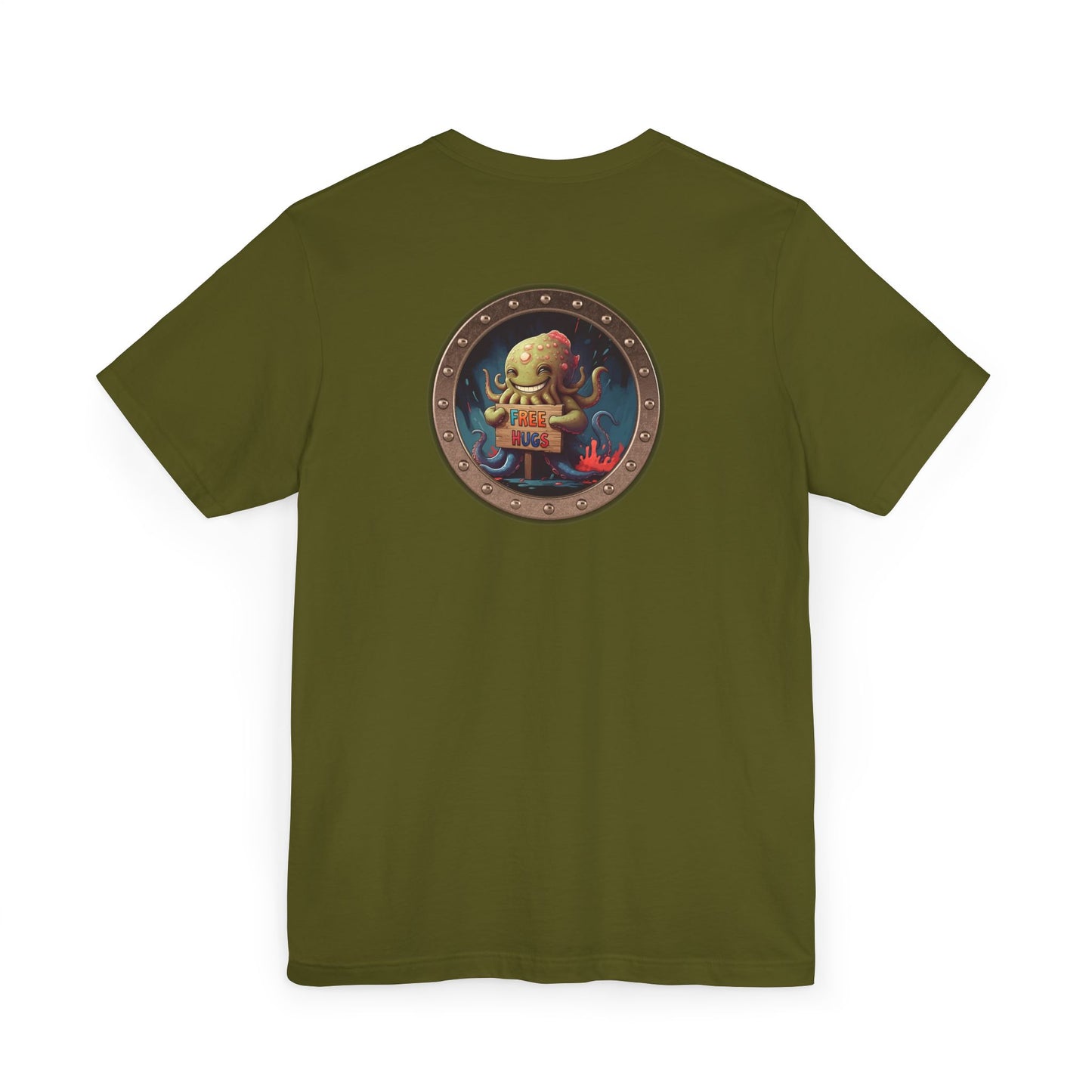 Whimsical Octopus Shirt: Nautical Art Tee for Ocean Lovers