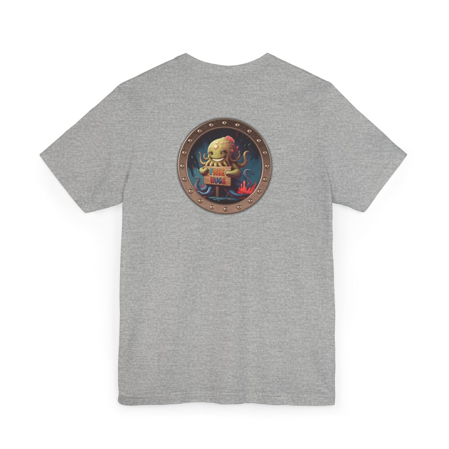 Whimsical Octopus Shirt: Nautical Art Tee for Ocean Lovers