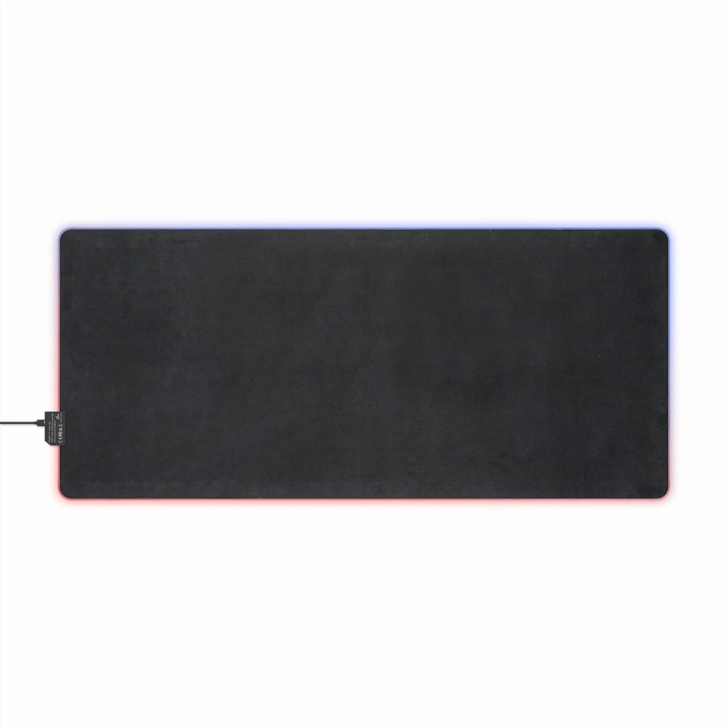 Mr. Happy Chaos RGB Gaming Mouse Pad: Large LED Desk Mat
