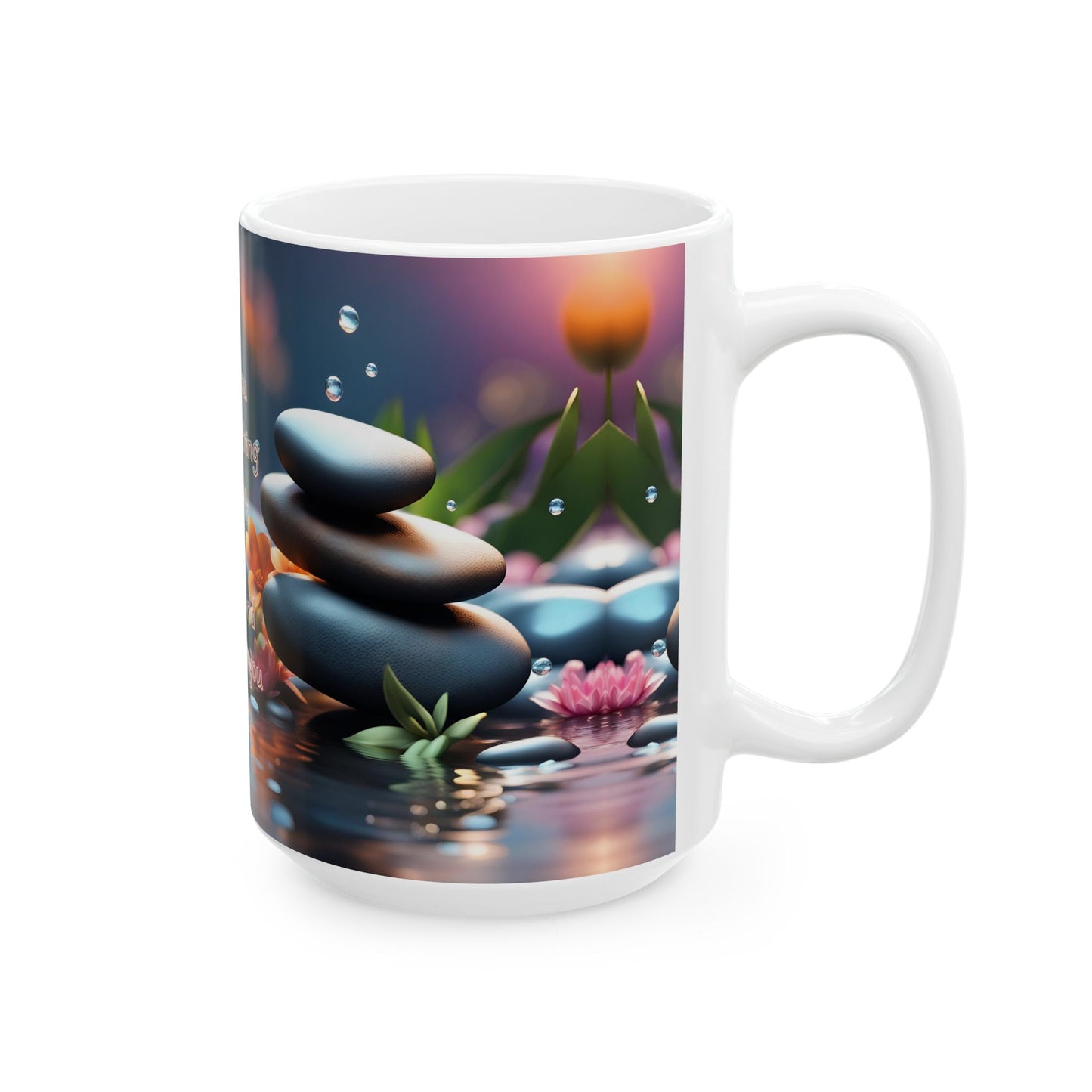 Inspirational Zen Mug | When You Realize Quote | Mindfulness Coffee Cup