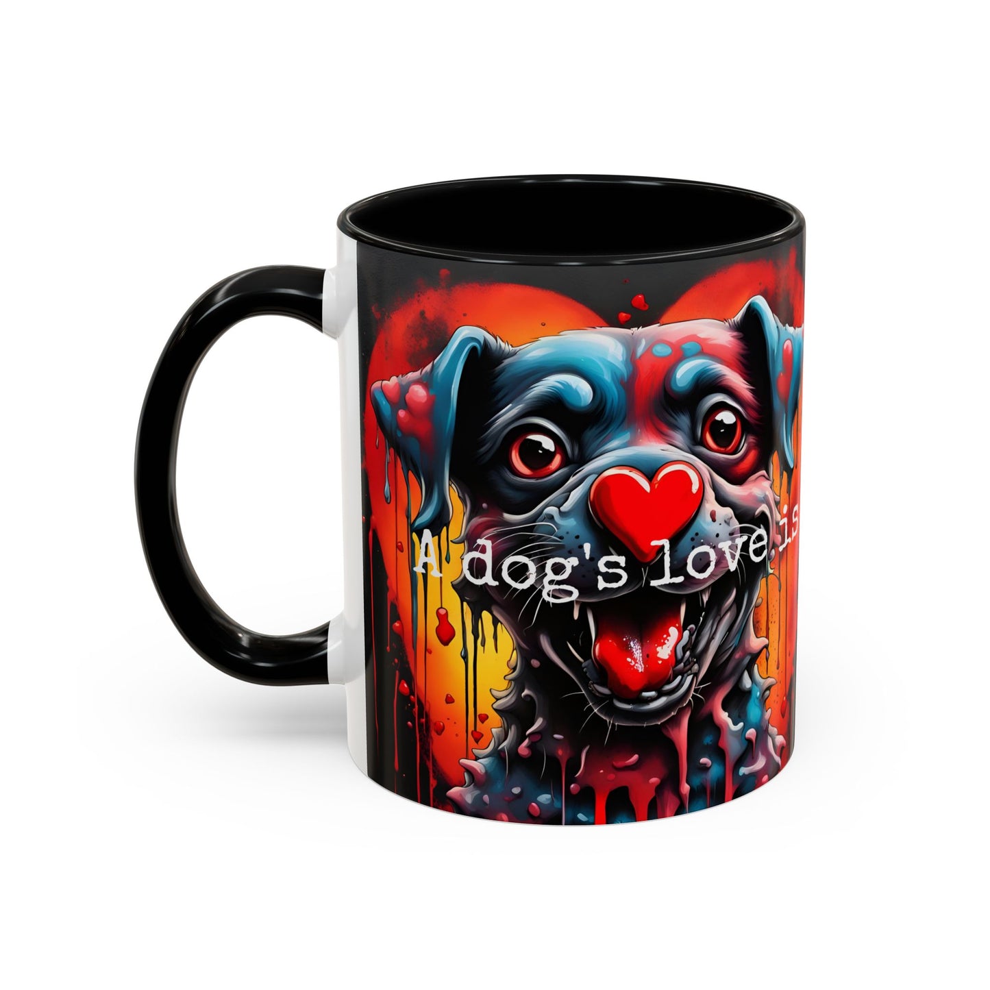 Dog Therapy Coffee Mug: Pet Lover Gift, 11oz/15oz Ceramic