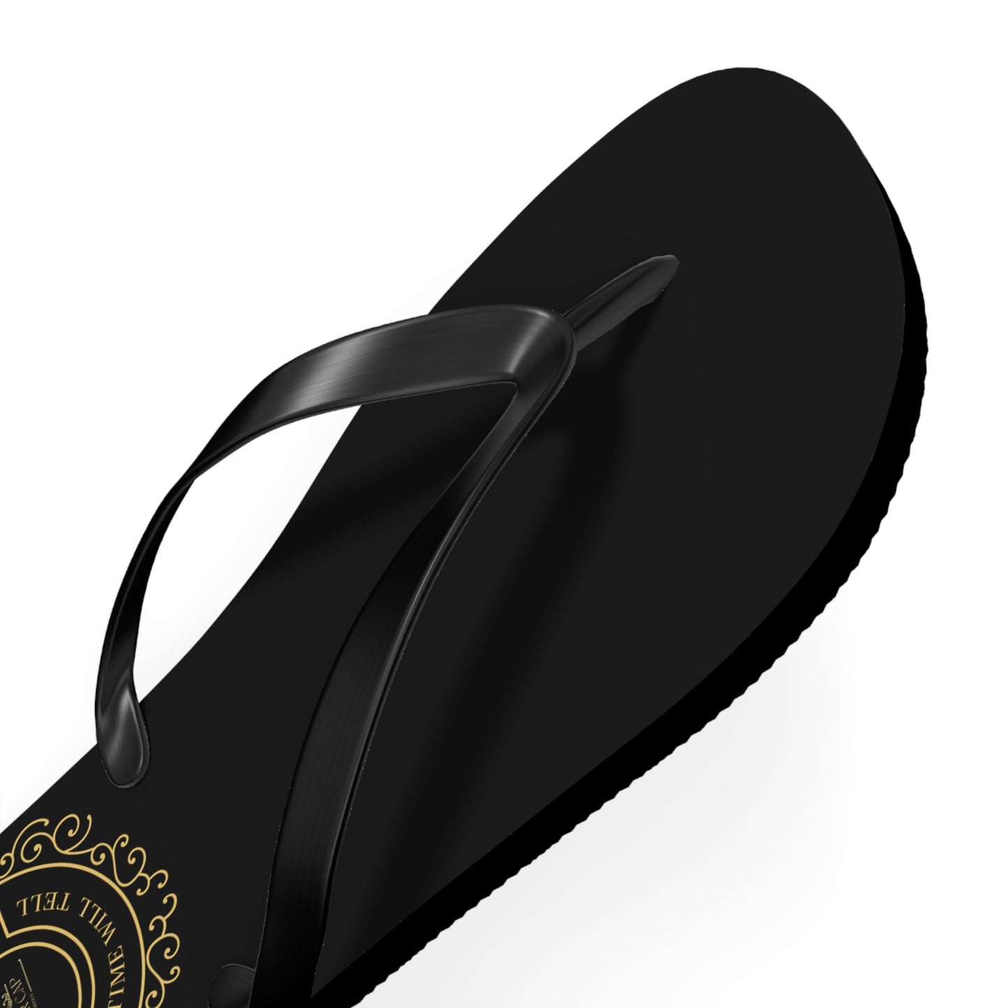 Luxury Statement Flip Flops 'We Made It, They Hate It' Premium Gold Design