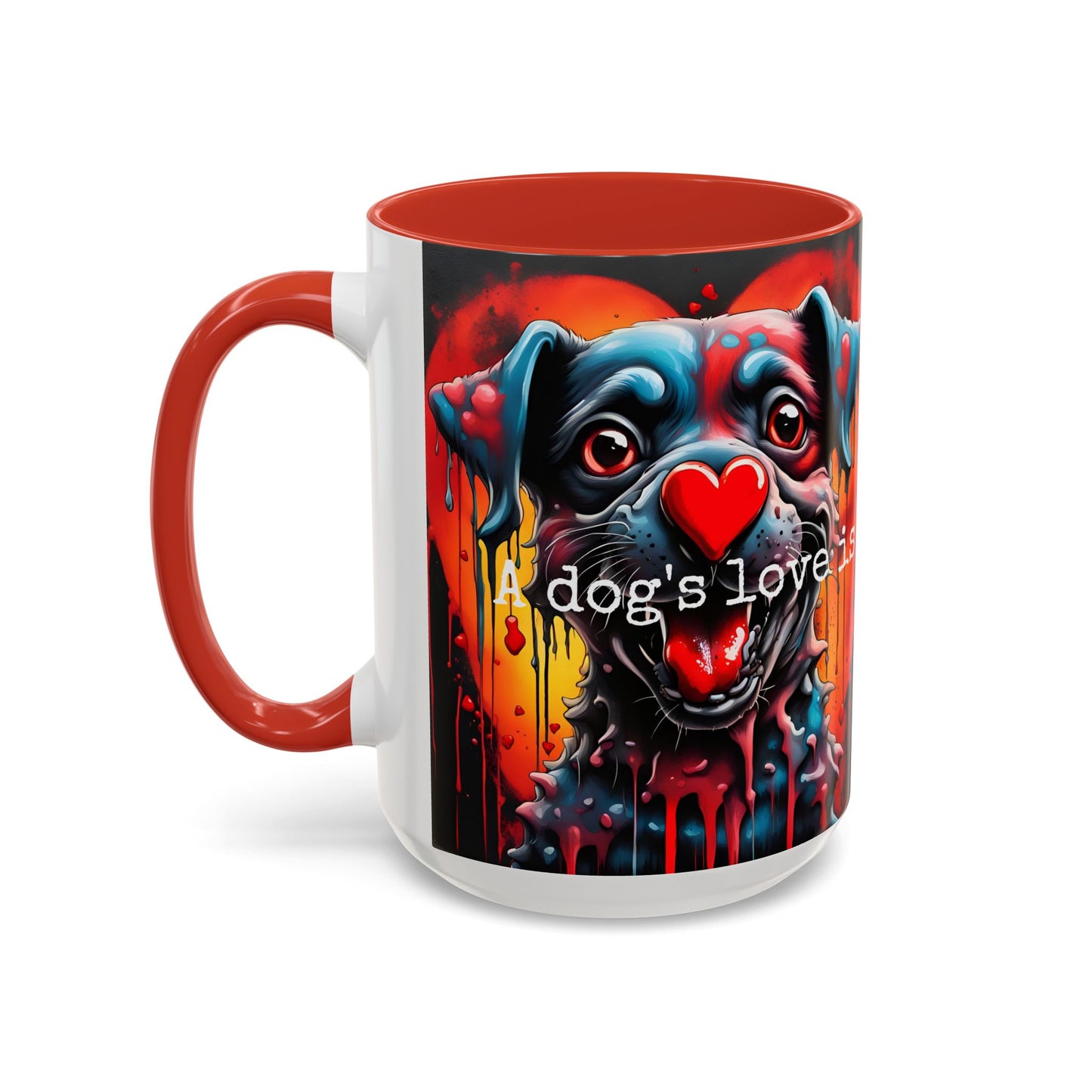 Dog Therapy Coffee Mug: Pet Lover Gift, 11oz/15oz Ceramic