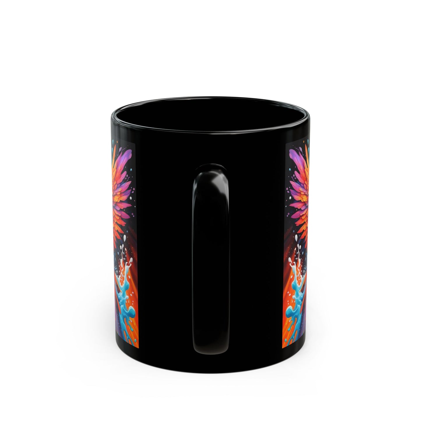 Fiery Phoenix Coffee Mug: Burn Bright, Burn Bold - Colorful Inspirational Motivational Drinkware Gift