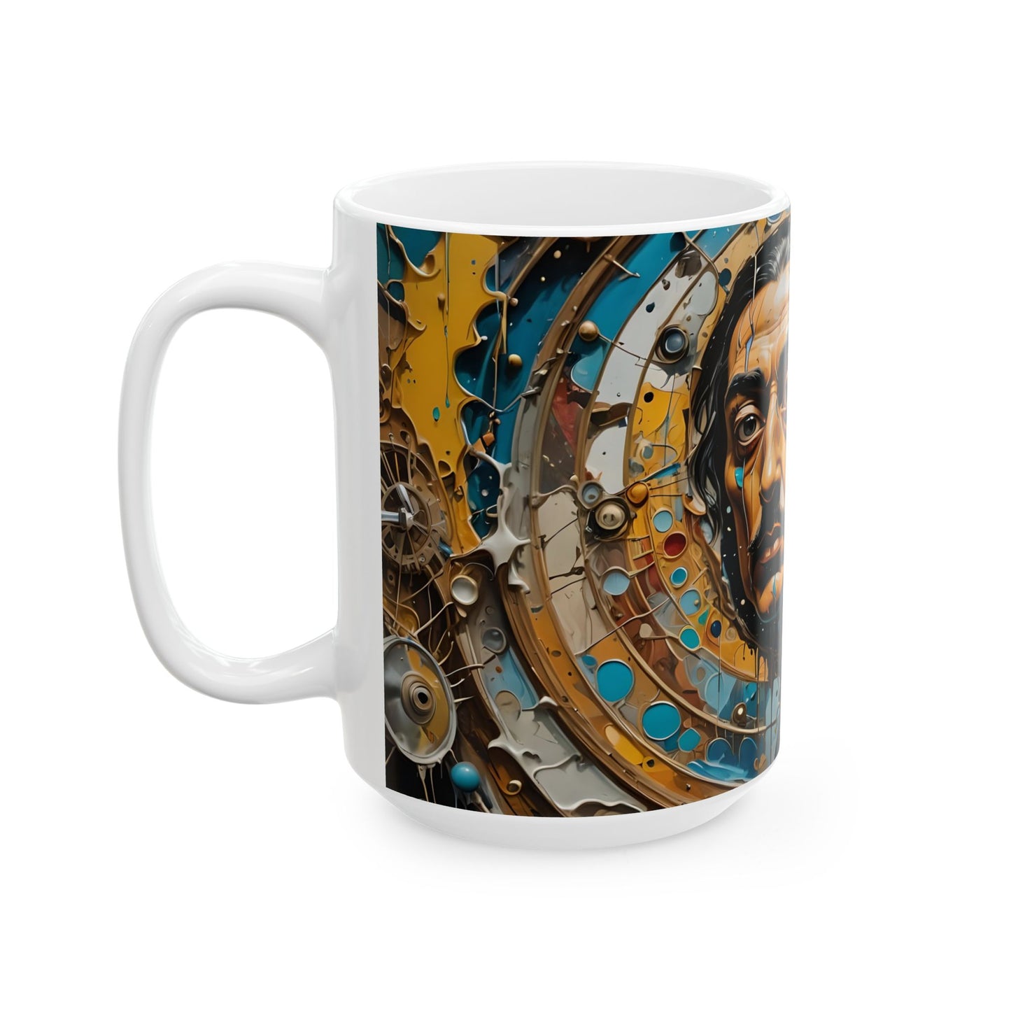 Surreal Dali-Inspired Mug - Psychedelic Coffee Cup | Gift for Artists & Thinkers | Creative Decor for Bold Minds