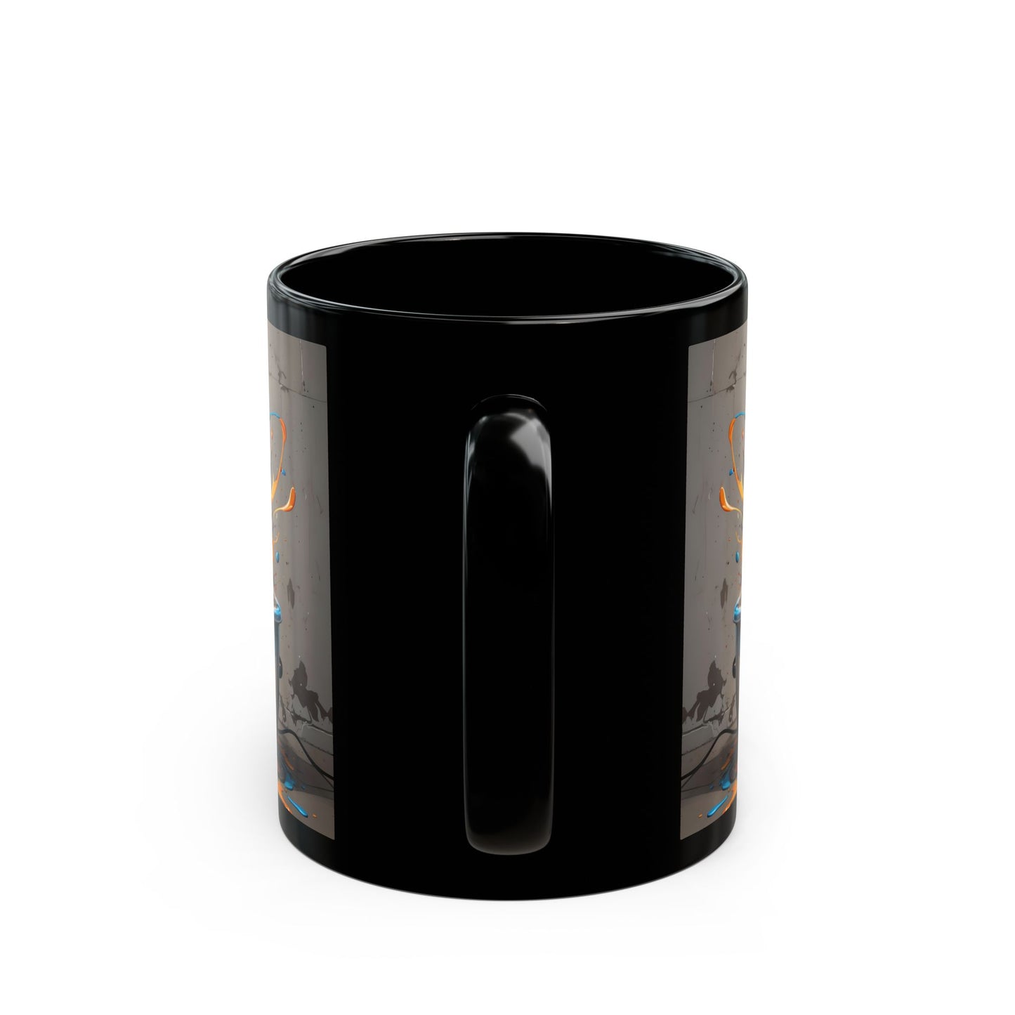 Humorous Toaster On Fire Ceramic Mug: Funny Coffee Cup Gift