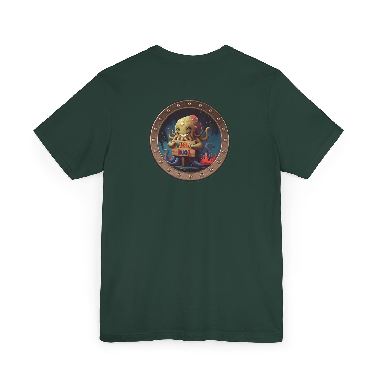 Whimsical Octopus Shirt: Nautical Art Tee for Ocean Lovers