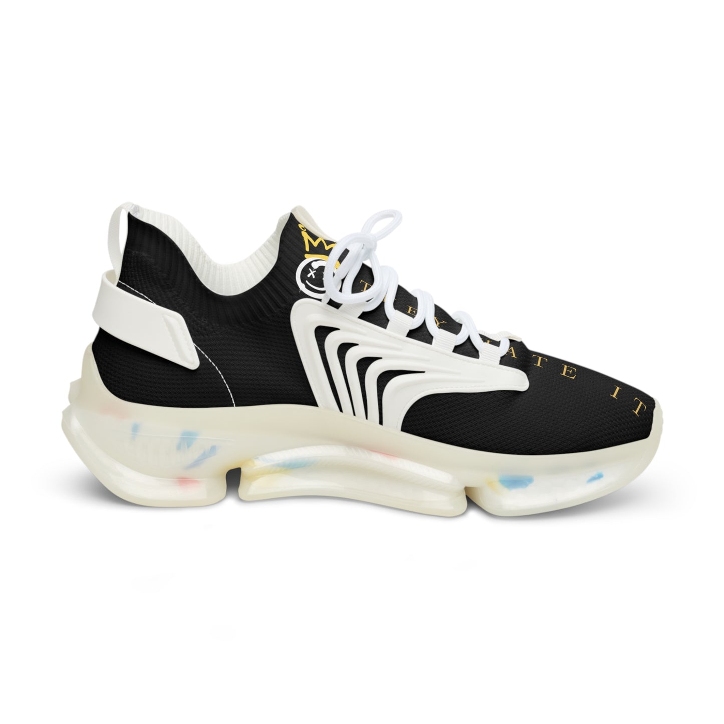Trap or Cap Streetwear Sneakers - Bold Design with Urban Edge Mesh Sneakers