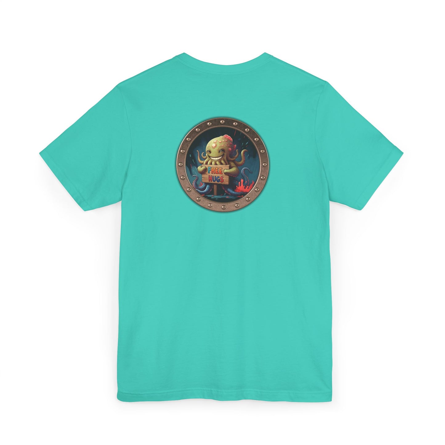 Whimsical Octopus Shirt: Nautical Art Tee for Ocean Lovers