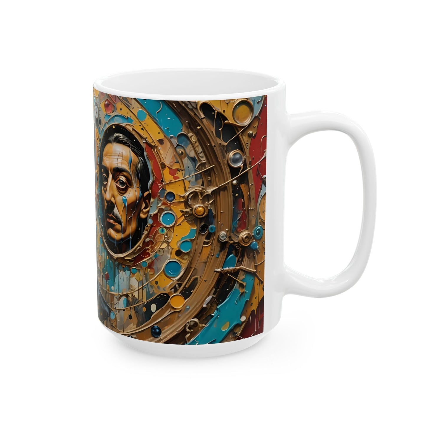 Surreal Dali-Inspired Mug - Psychedelic Coffee Cup | Gift for Artists & Thinkers | Creative Decor for Bold Minds