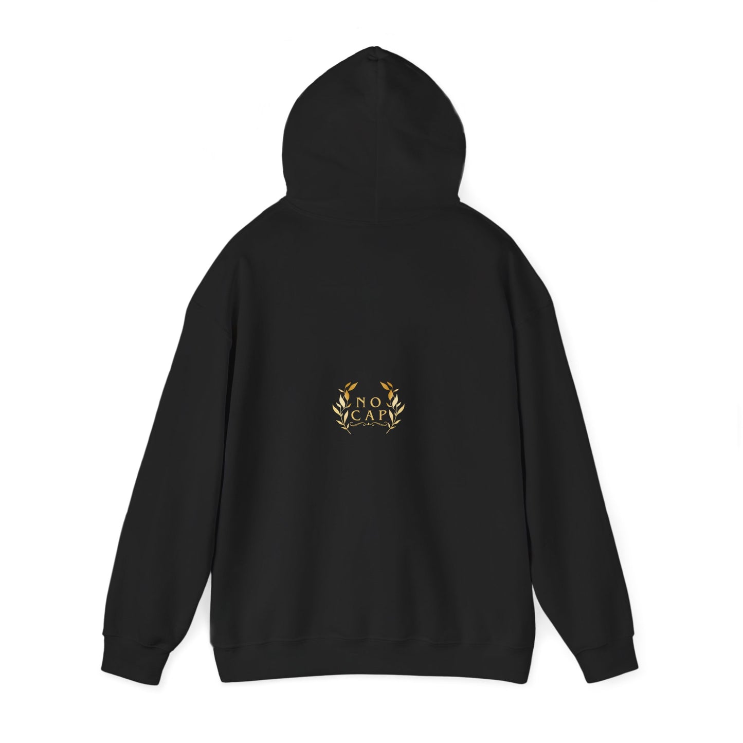 Trap or Cap Hoodie - Unisex Heavy Blend Streetwear | Bold Gold Design Vibe