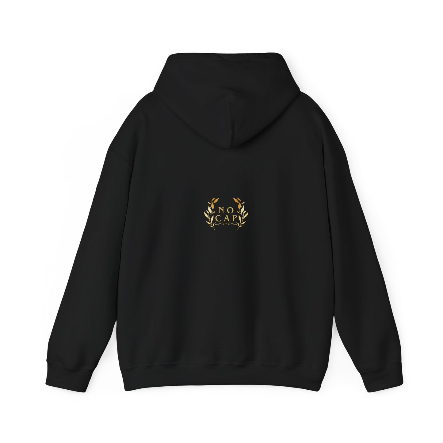 Trap or Cap Hoodie - Unisex Heavy Blend Streetwear | Bold Gold Design Vibe