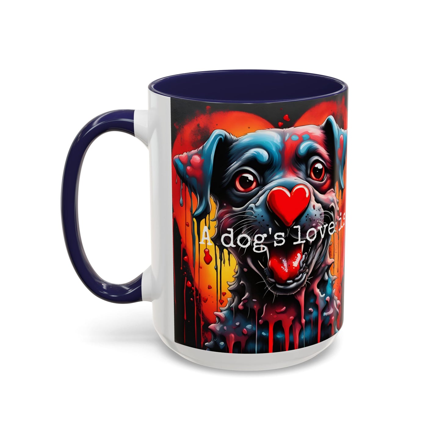 Dog Therapy Coffee Mug: Pet Lover Gift, 11oz/15oz Ceramic