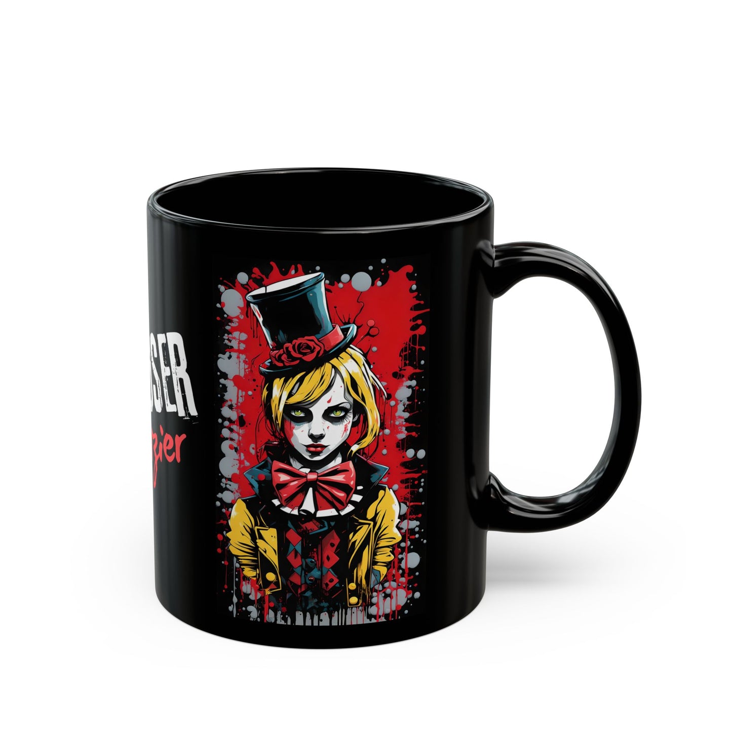Mad Hatter Art Mug: Curiouser & Crazier Coffee Cup