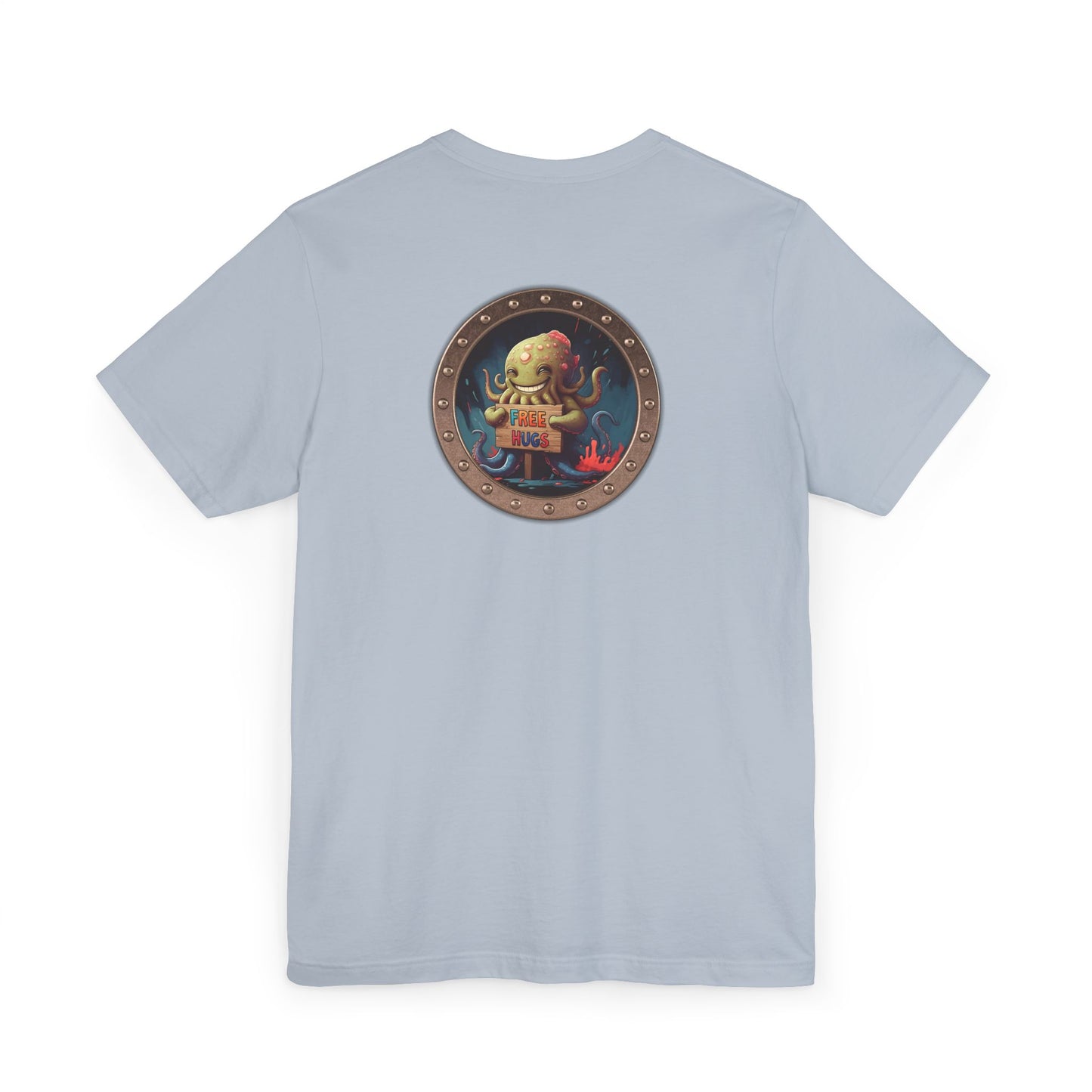 Whimsical Octopus Shirt: Nautical Art Tee for Ocean Lovers