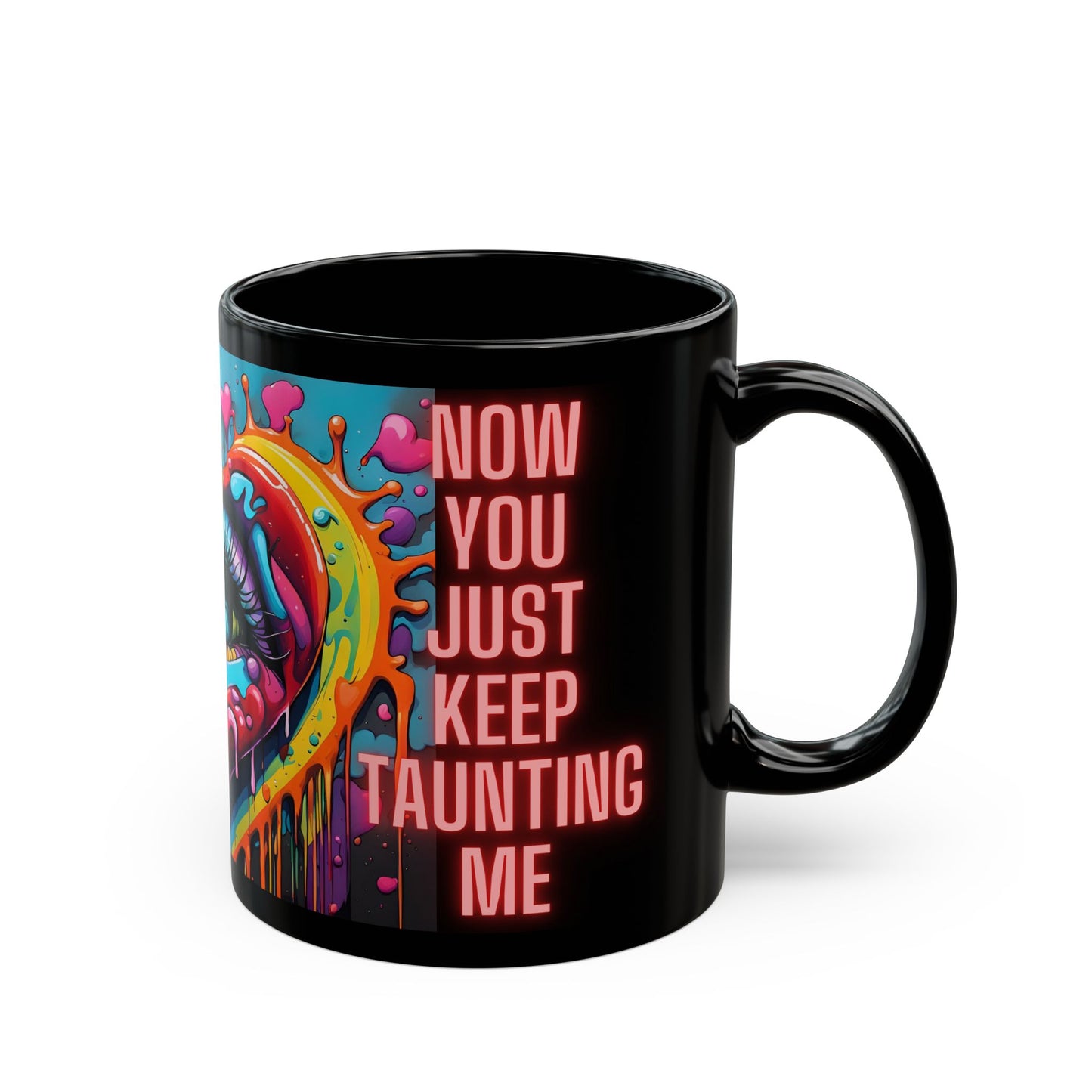 Psychedelic Heartbreak Mug: Eye Art Coffee Cup