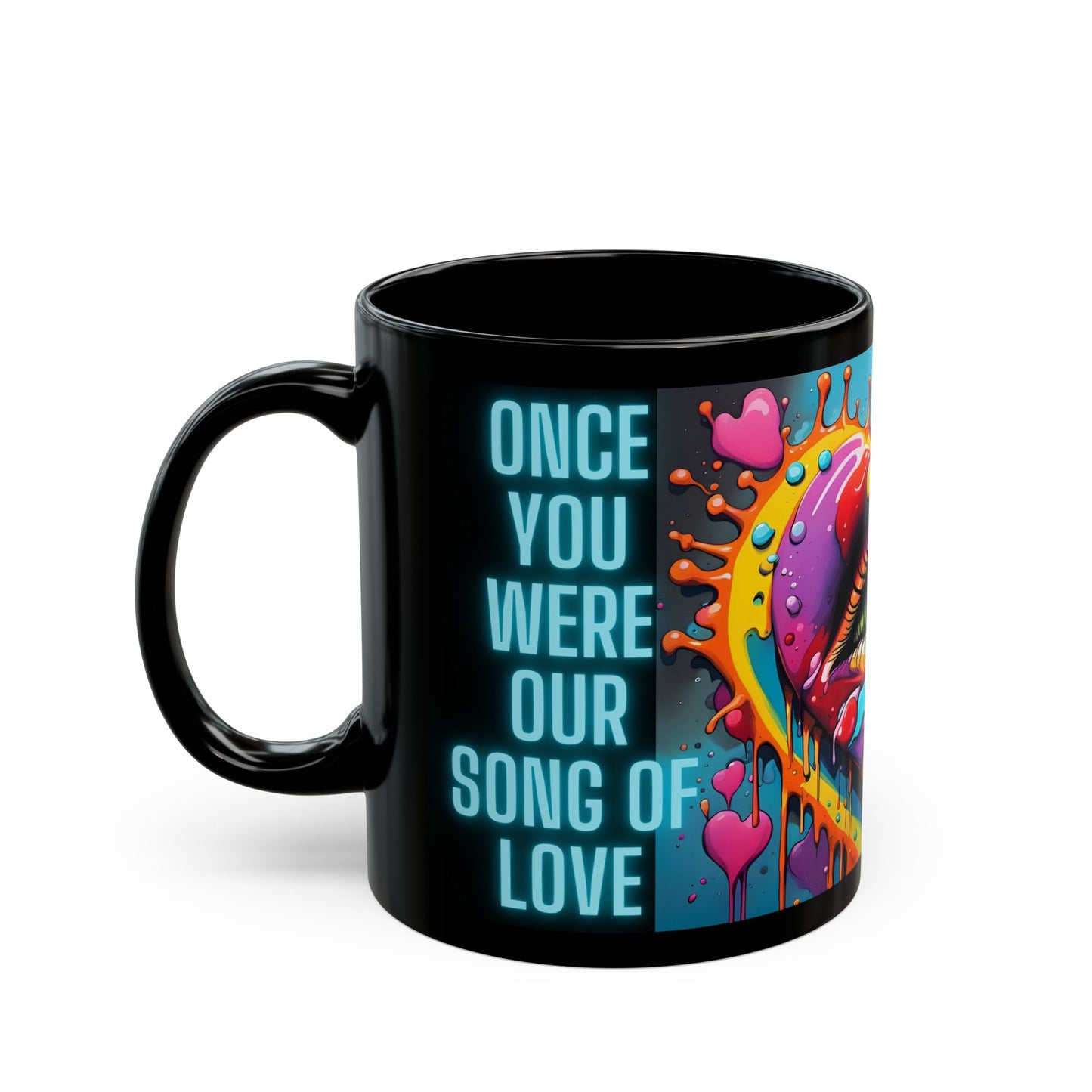 Psychedelic Heartbreak Mug: Eye Art Coffee Cup