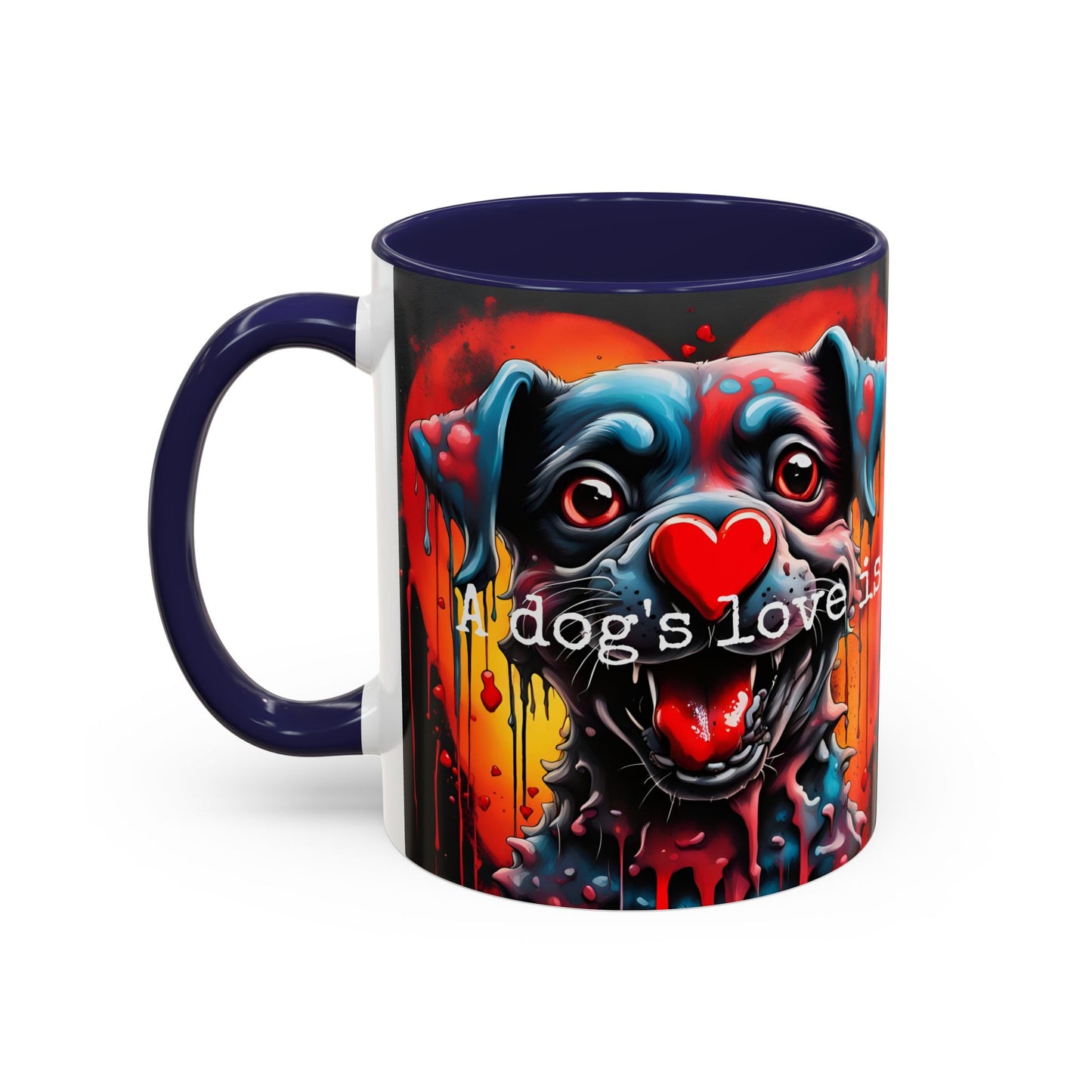 Dog Therapy Coffee Mug: Pet Lover Gift, 11oz/15oz Ceramic