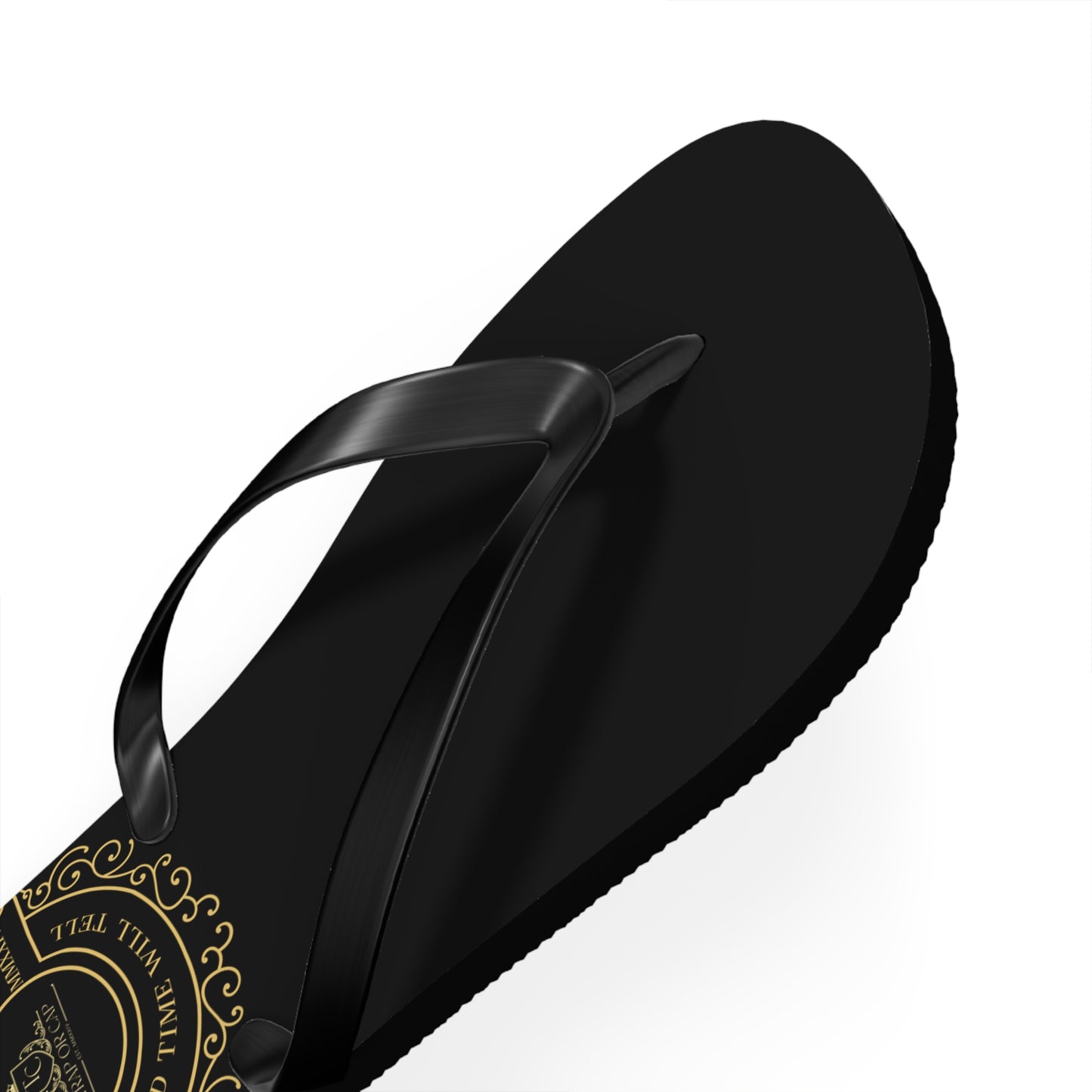 Luxury Statement Flip Flops 'We Made It, They Hate It' Premium Gold Design