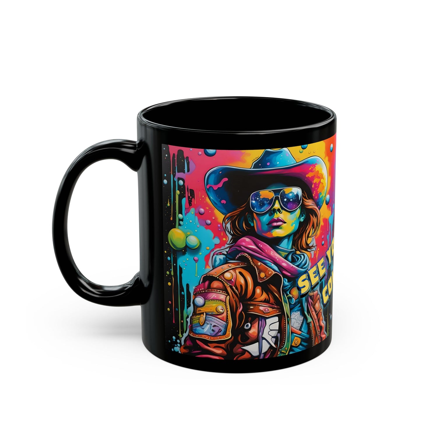 Psychedelic Space Cowgirl Mug