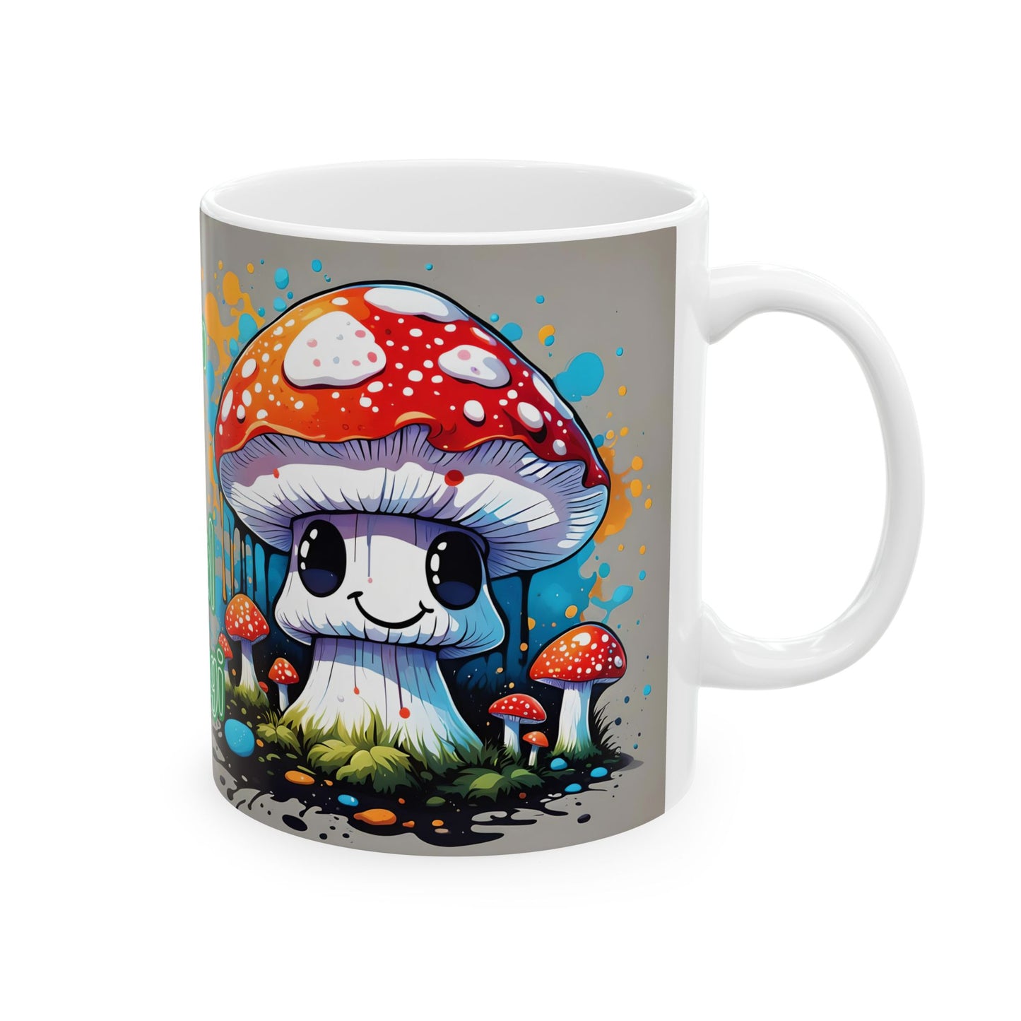 Funny Mushroom Pun Mug | Fungi Design | 11oz & 15oz Microwave Safe