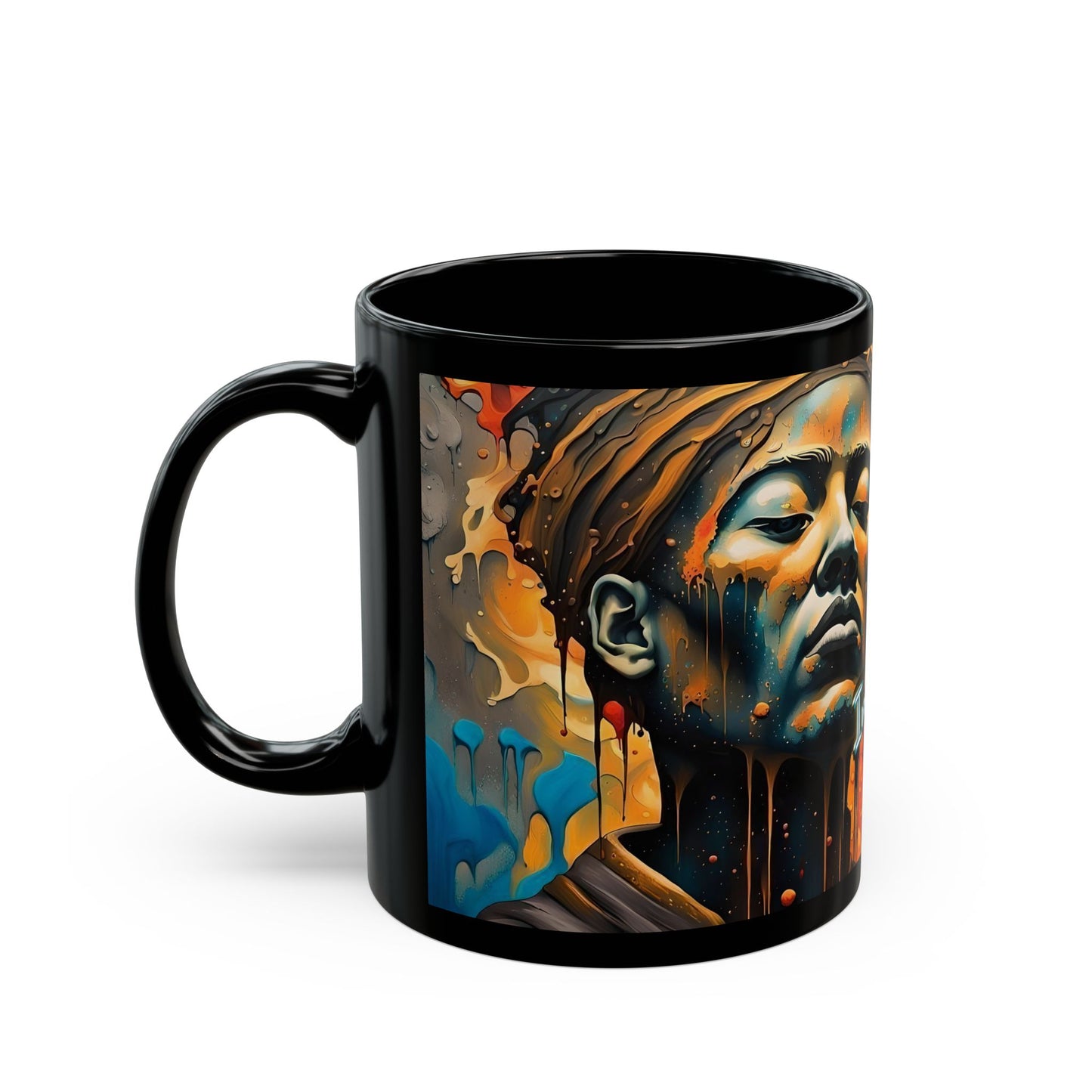 Inspirational Black Mug: "My Soul Finds the Light" - Motivational Coffee Cup