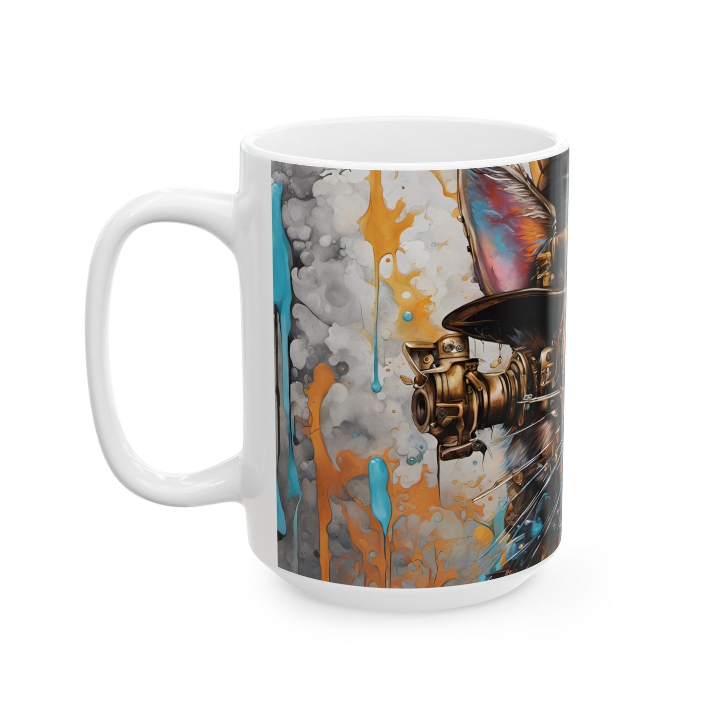 Baroness Nyx von Clawthorne Steampunk Cat Mug