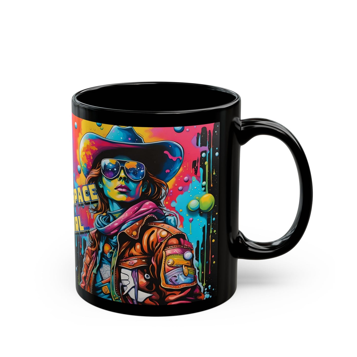 Psychedelic Space Cowgirl Mug
