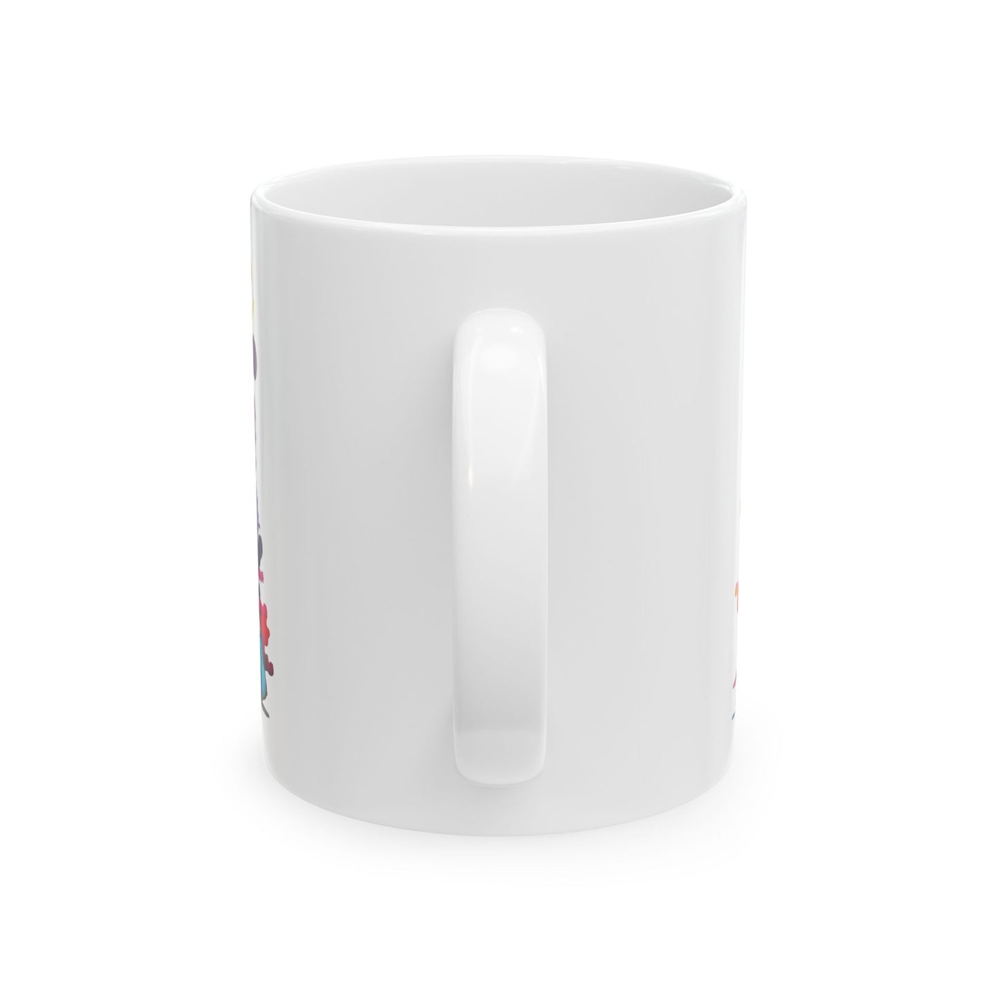 Cute Ghost Coffee Mug - Psychedelic Halloween Drinkware in 11oz & 15oz