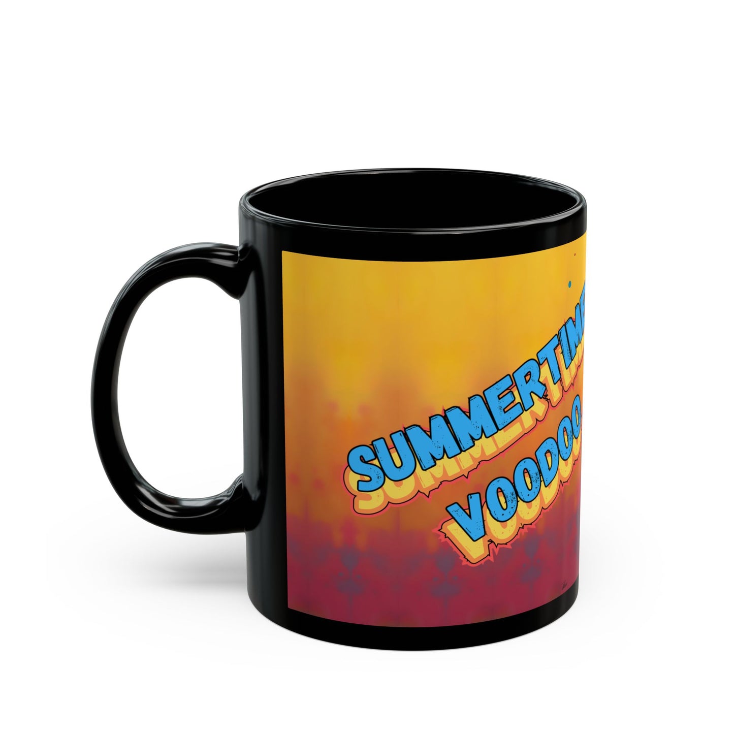 Psychedelic Skull Mug – Trippy Skeleton Art with Neon Acid Cowboy Chaos