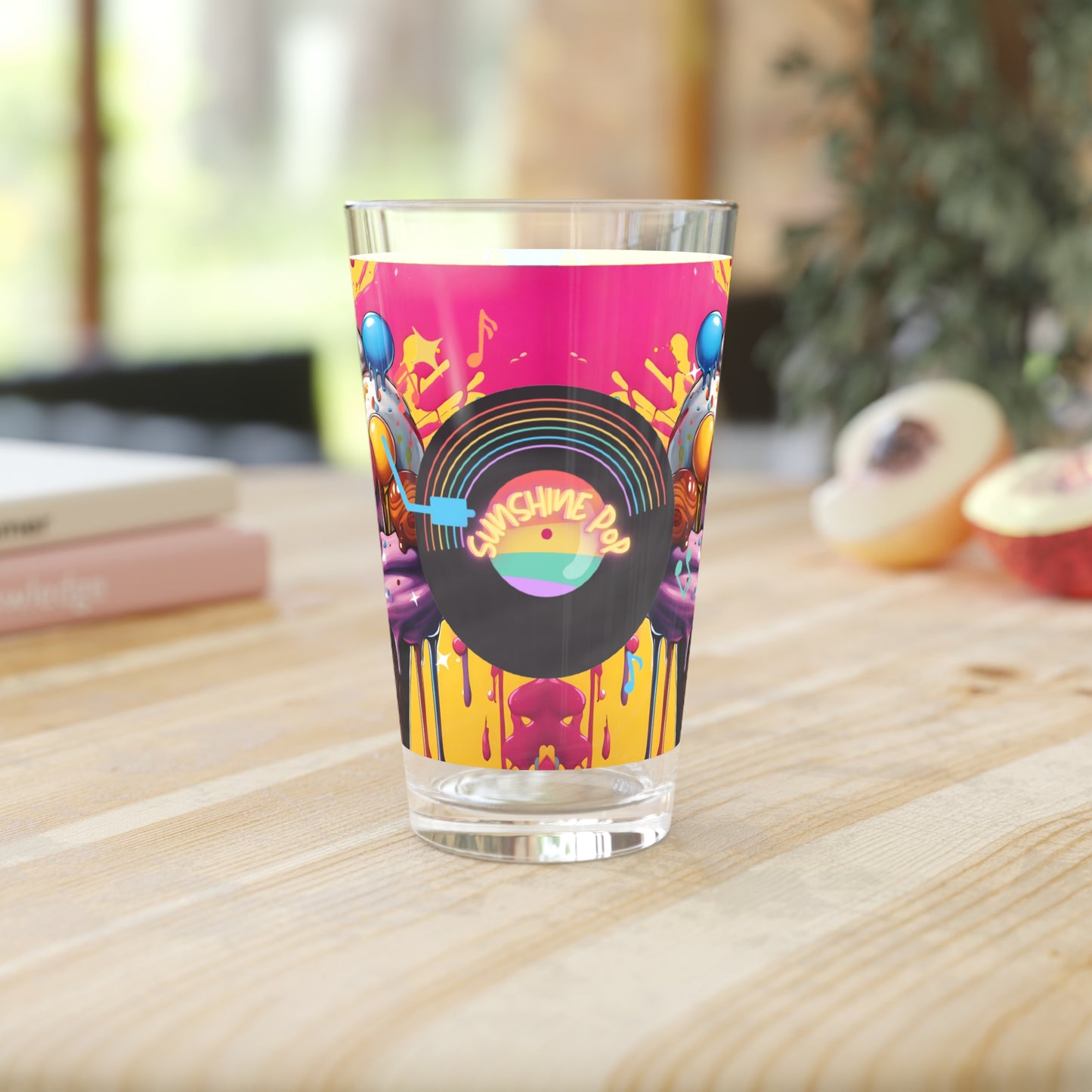 Ice-cream & Lollipops Splash Art Pint Glass (16oz)