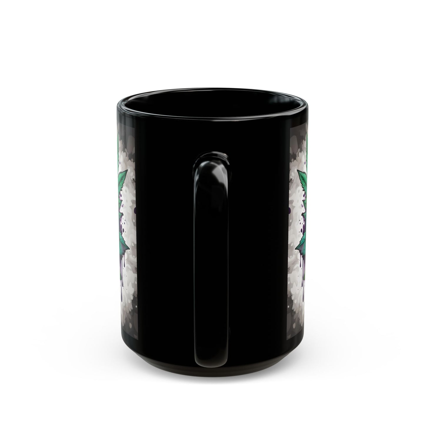 Wake N' Bake Mug | Psychedelic Smiley Design | Unique Gift | Colorful Coffee Cup | Fun Art Mug | Vibrant Cannabis Tea Cup