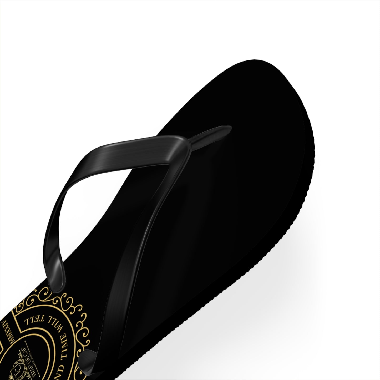 Luxury Statement Flip Flops 'We Made It, They Hate It' Premium Gold Design