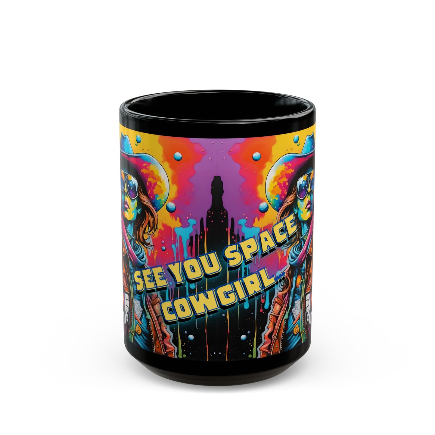 Psychedelic Space Cowgirl Mug