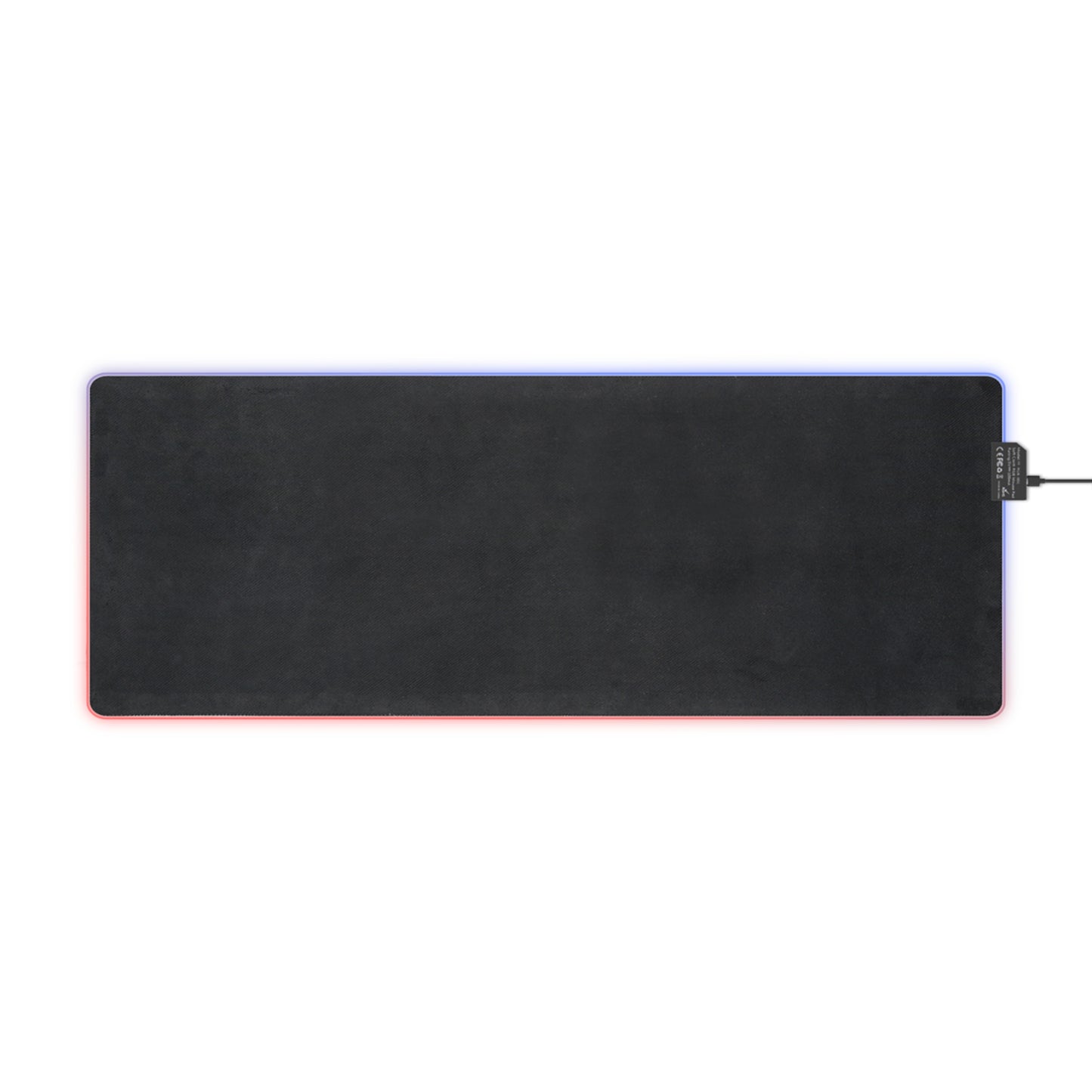 Mr. Happy Chaos RGB Gaming Mouse Pad: Large LED Desk Mat