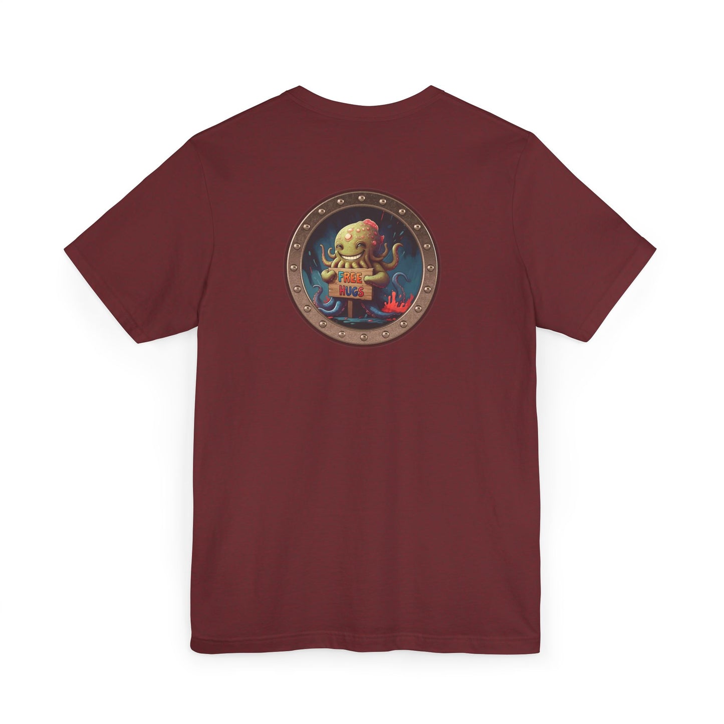 Whimsical Octopus Shirt: Nautical Art Tee for Ocean Lovers