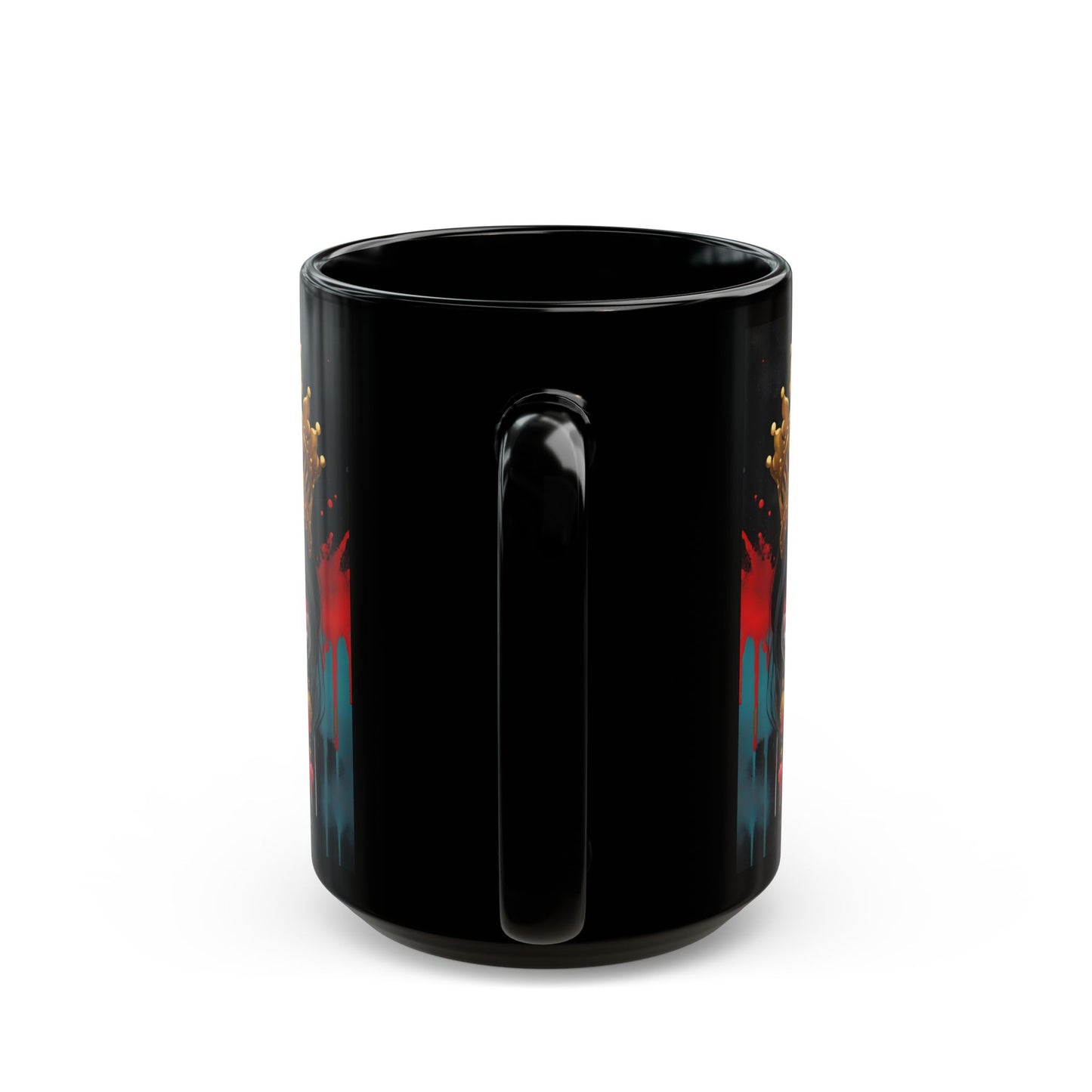 Coffee Queen Sugar Skull Mug: Gothic Halloween Decor (11oz or 15oz)