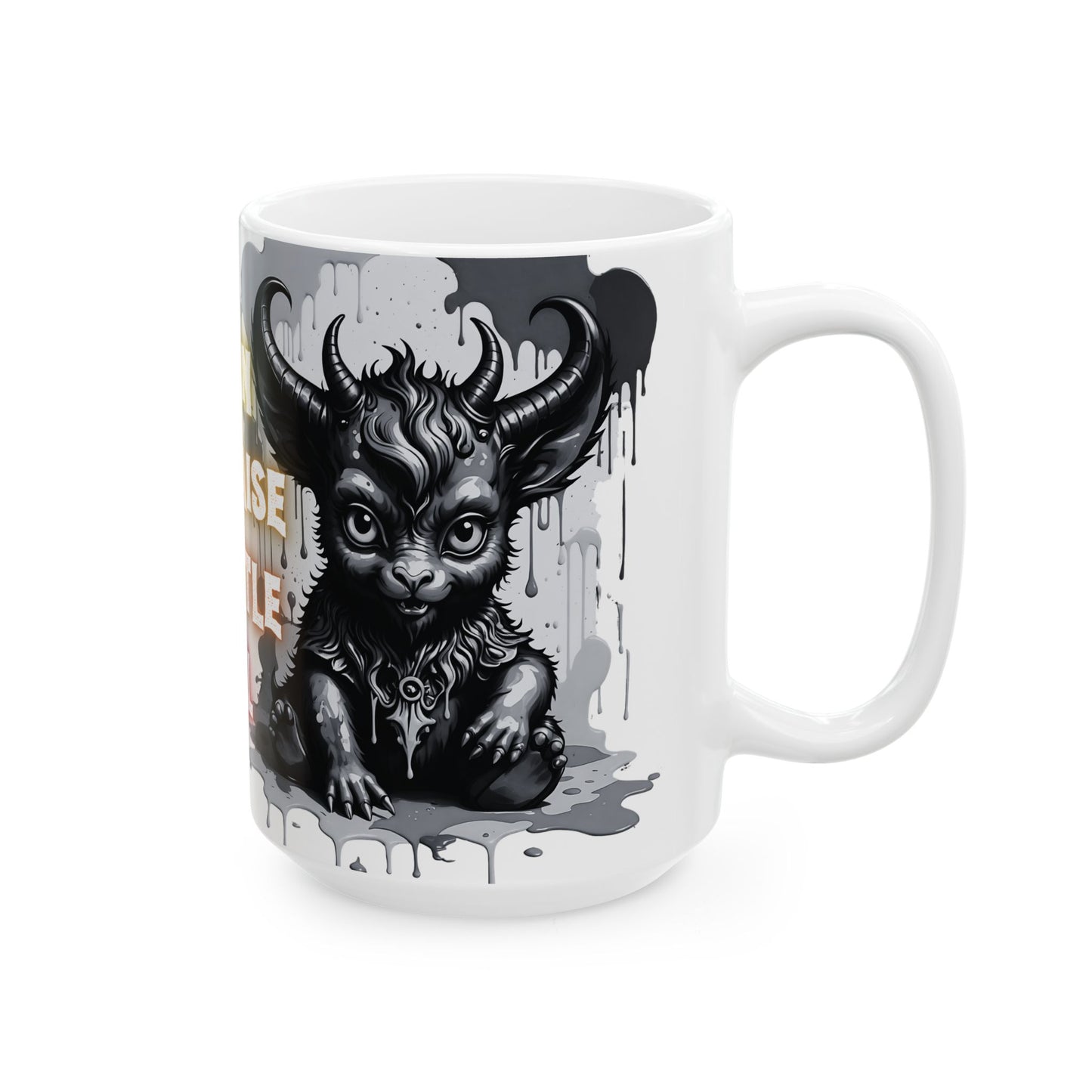 Demon Mug | Born to Raise a Little Hell | Unique Quirky Coffee Cup