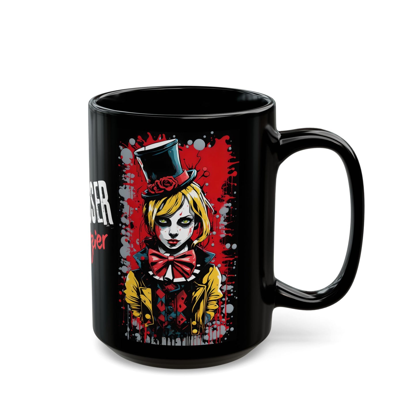 Mad Hatter Art Mug: Curiouser & Crazier Coffee Cup