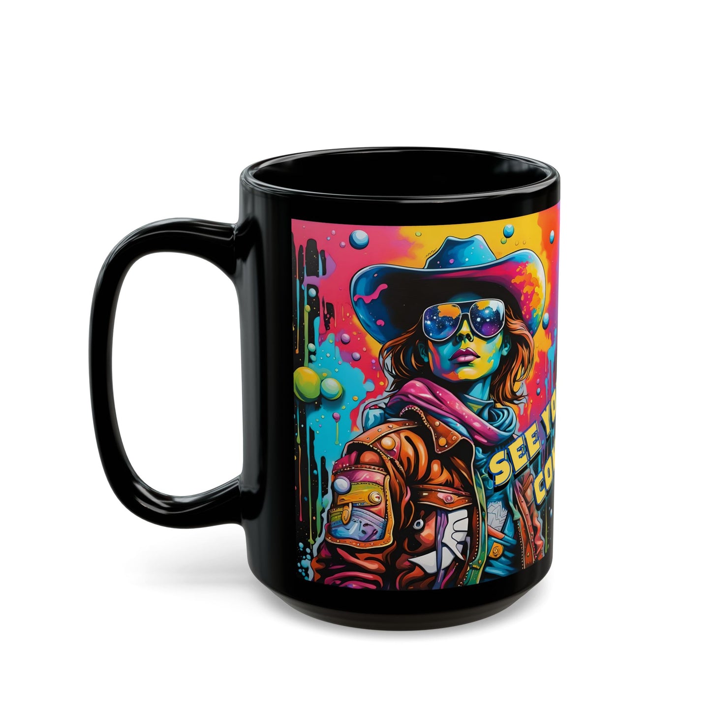 Psychedelic Space Cowgirl Mug