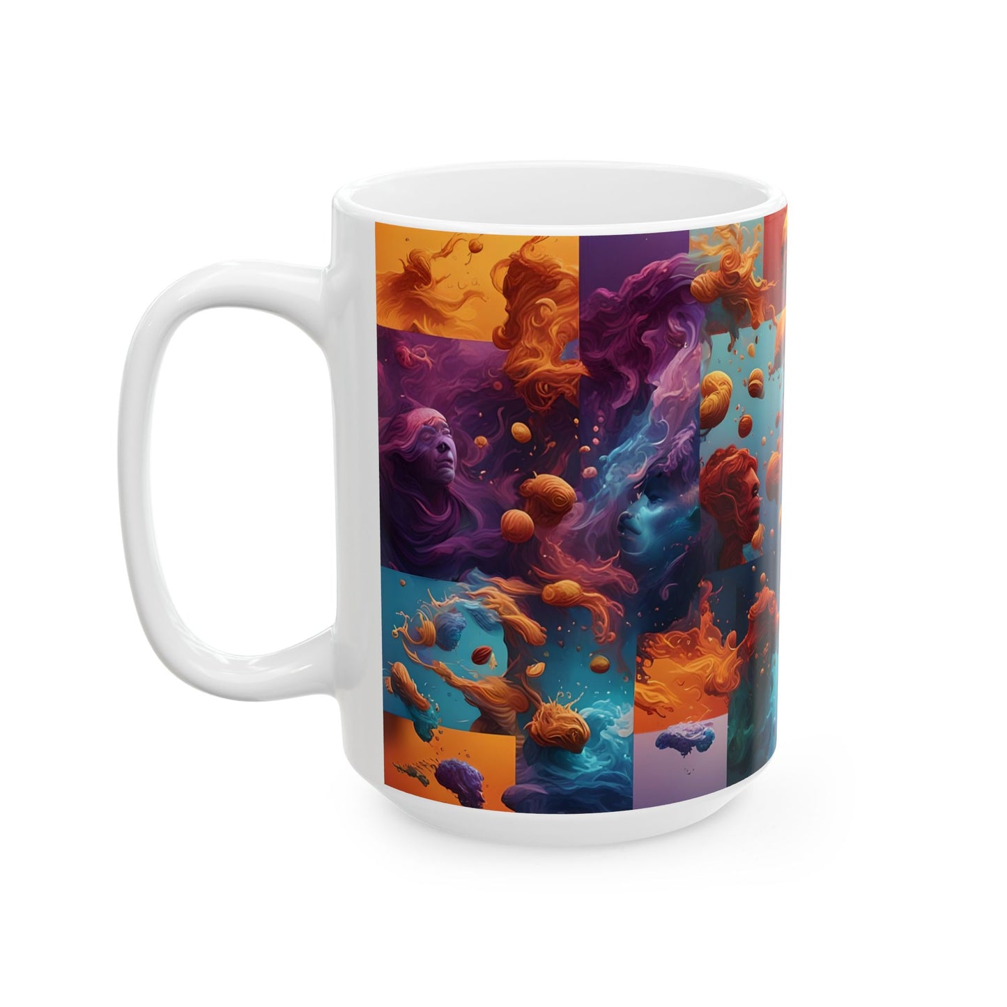 Ghost In The Mist Ceramic Mug, (11oz, 15oz)
