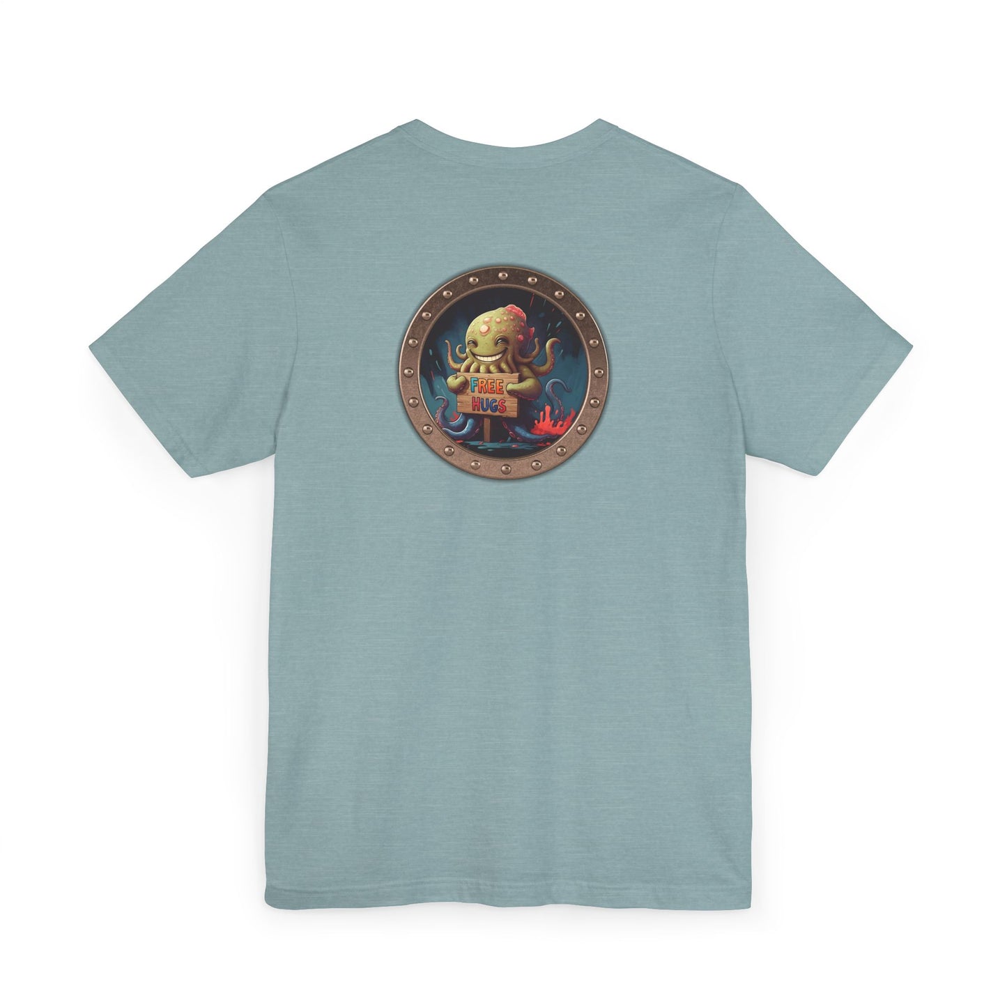 Whimsical Octopus Shirt: Nautical Art Tee for Ocean Lovers