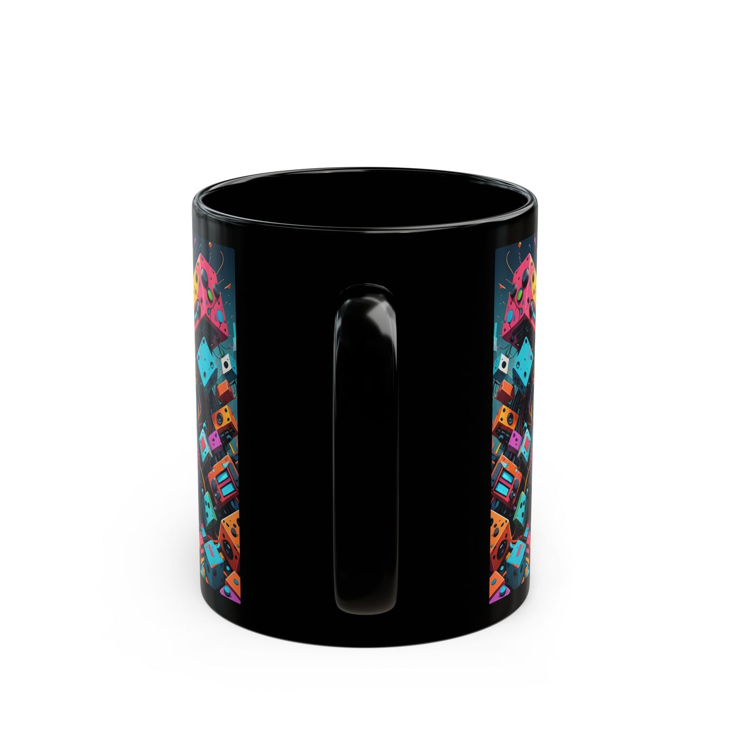 Gamer's Black Coffee Mug: Caught in the Game Design
