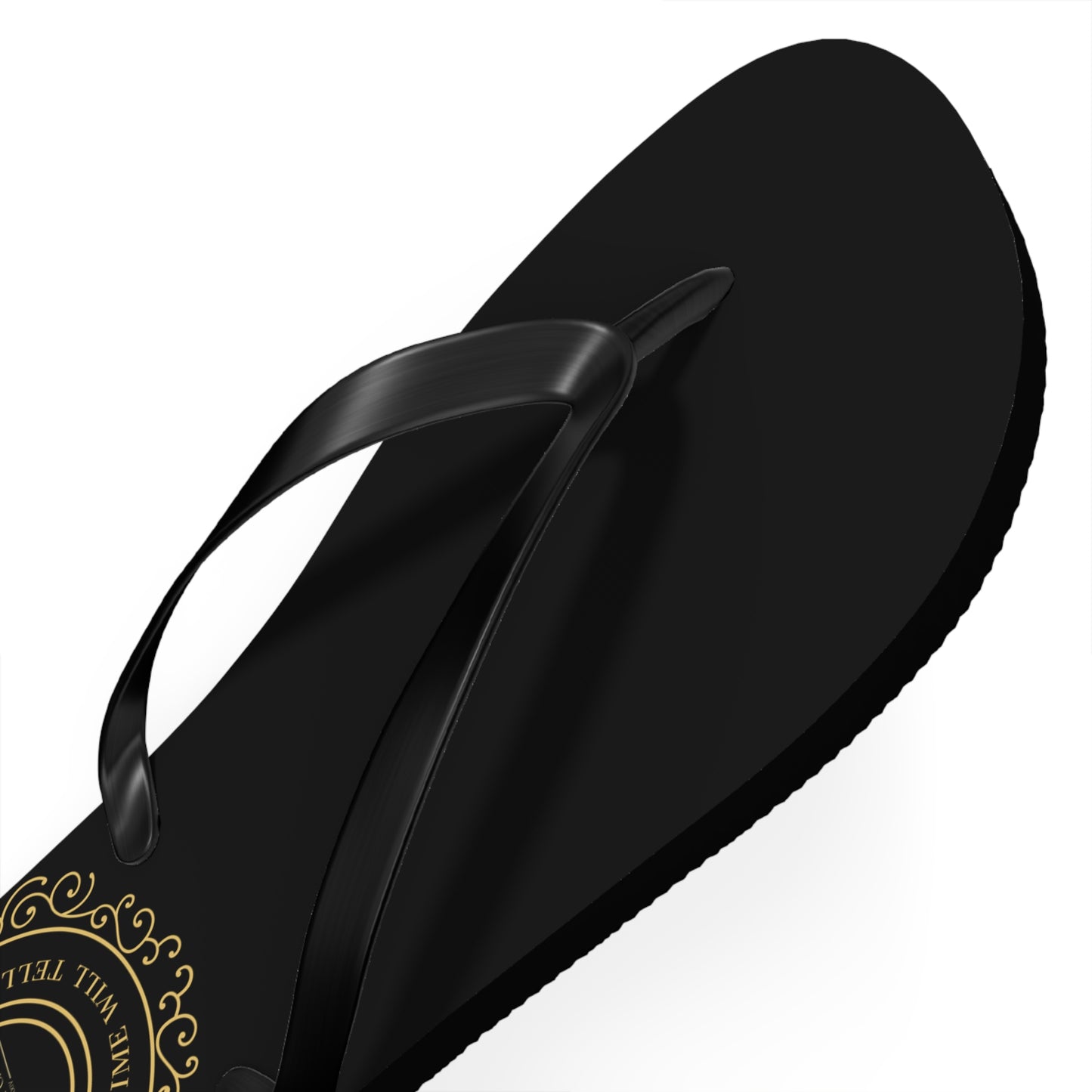 Luxury Statement Flip Flops 'We Made It, They Hate It' Premium Gold Design