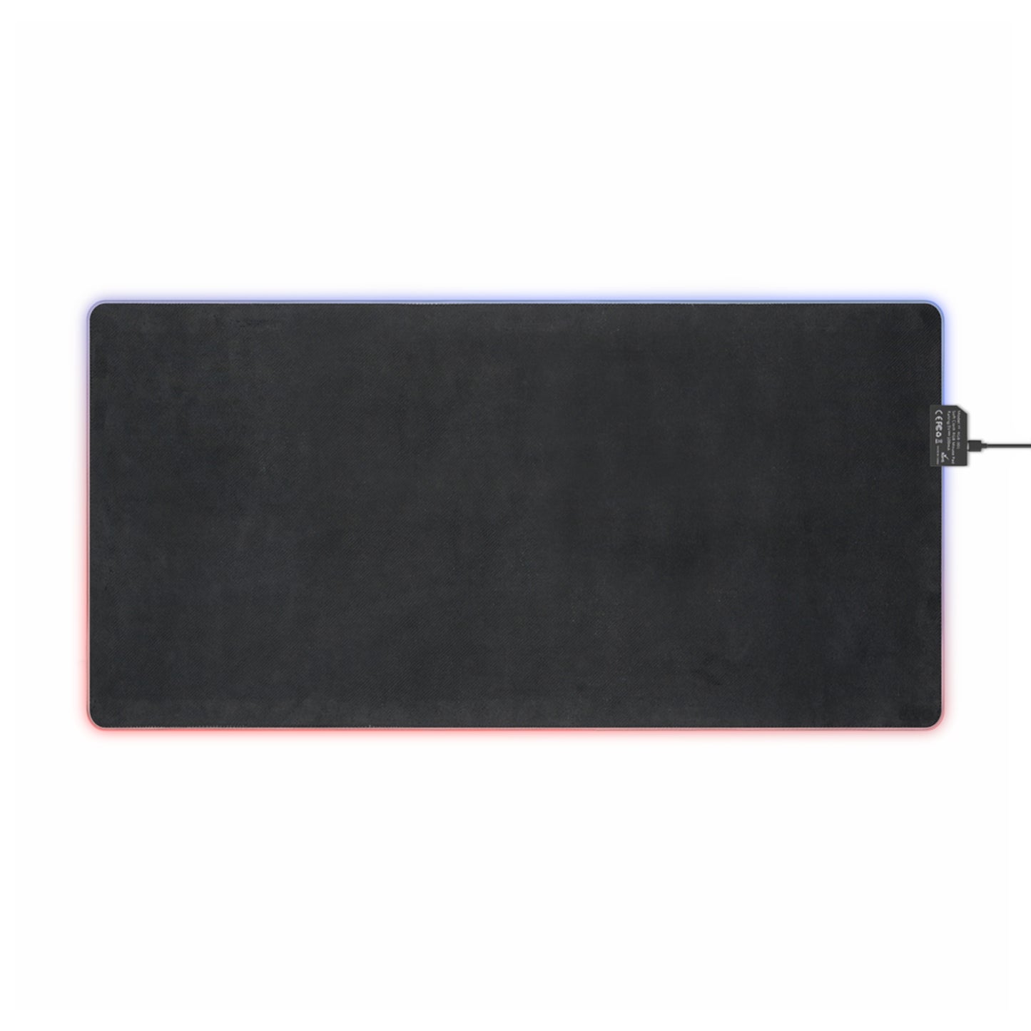 Mr. Happy Chaos RGB Gaming Mouse Pad: Large LED Desk Mat