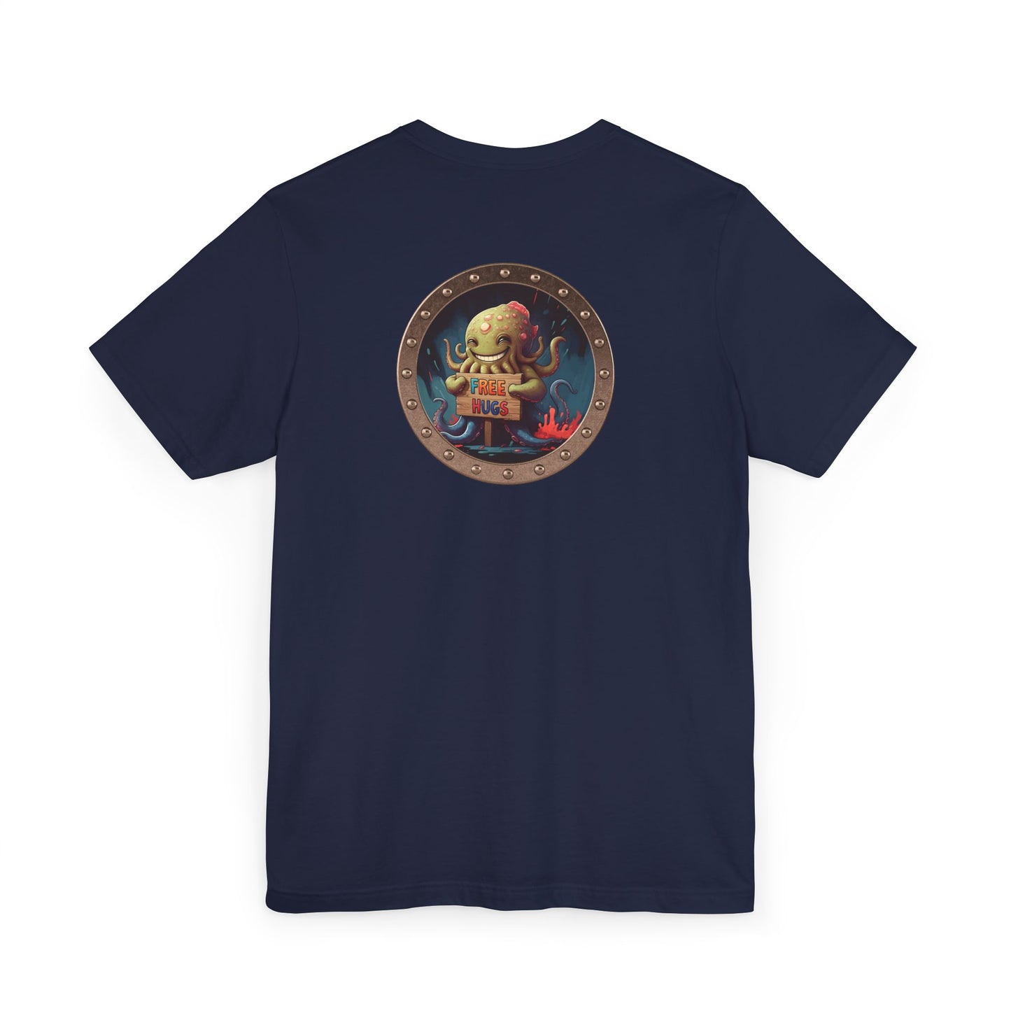 Whimsical Octopus Shirt: Nautical Art Tee for Ocean Lovers
