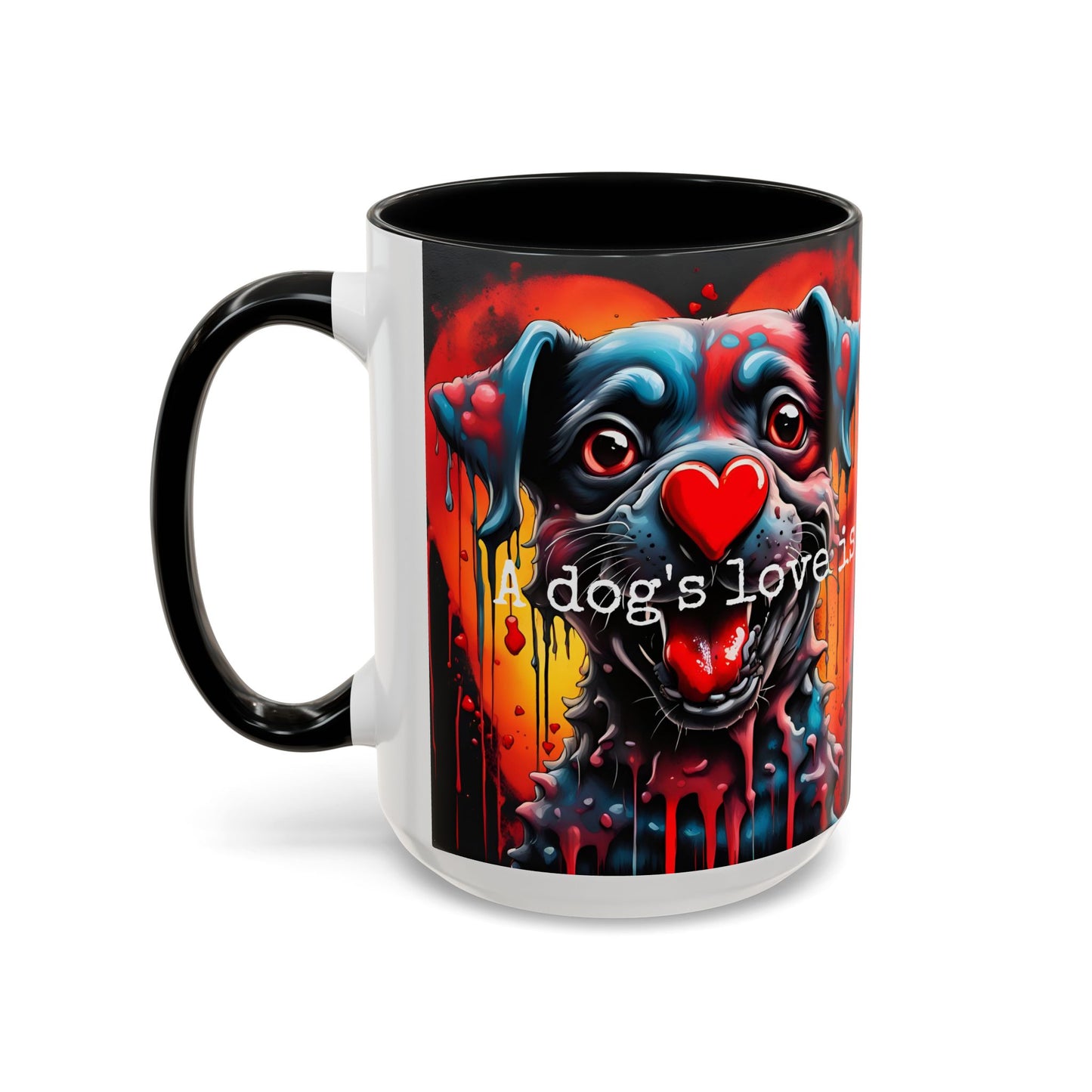 Dog Therapy Coffee Mug: Pet Lover Gift, 11oz/15oz Ceramic
